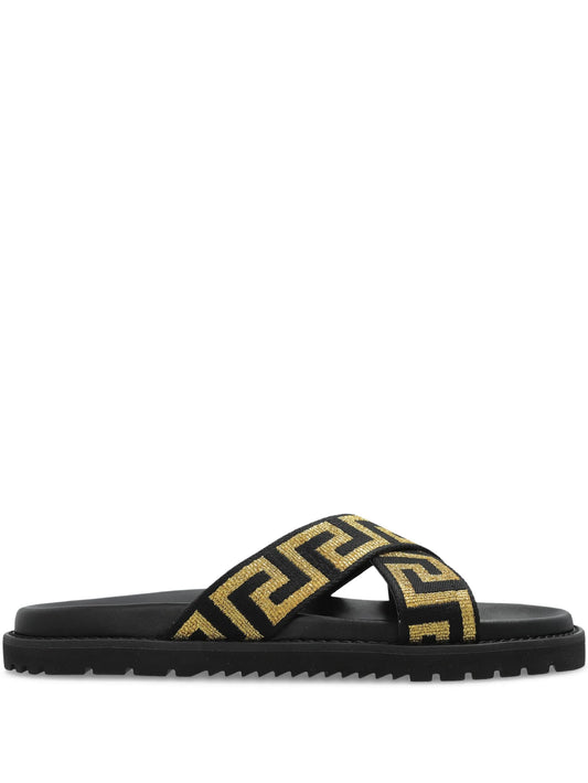 Greca-embellished slides