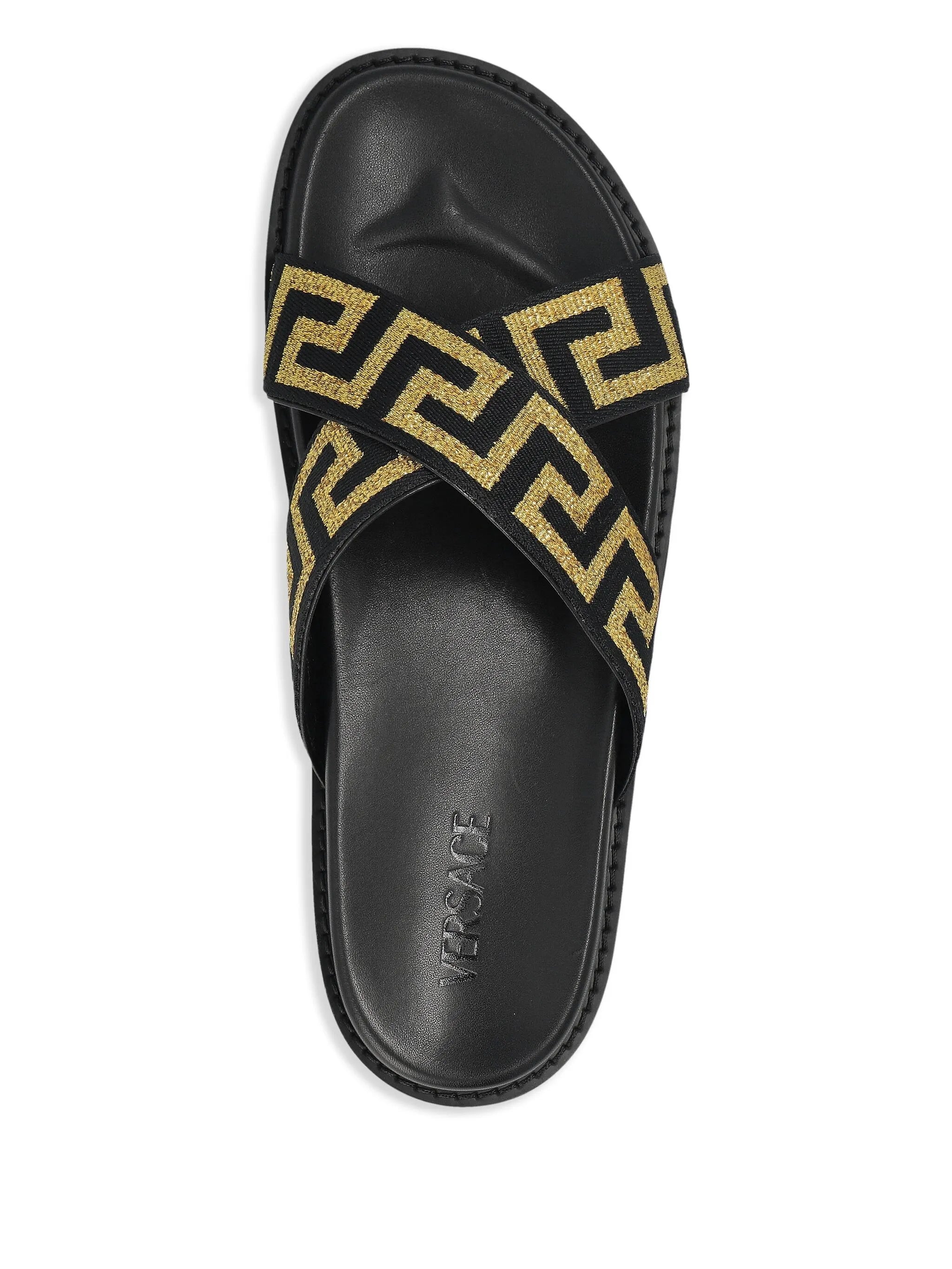 Greca-embellished slides