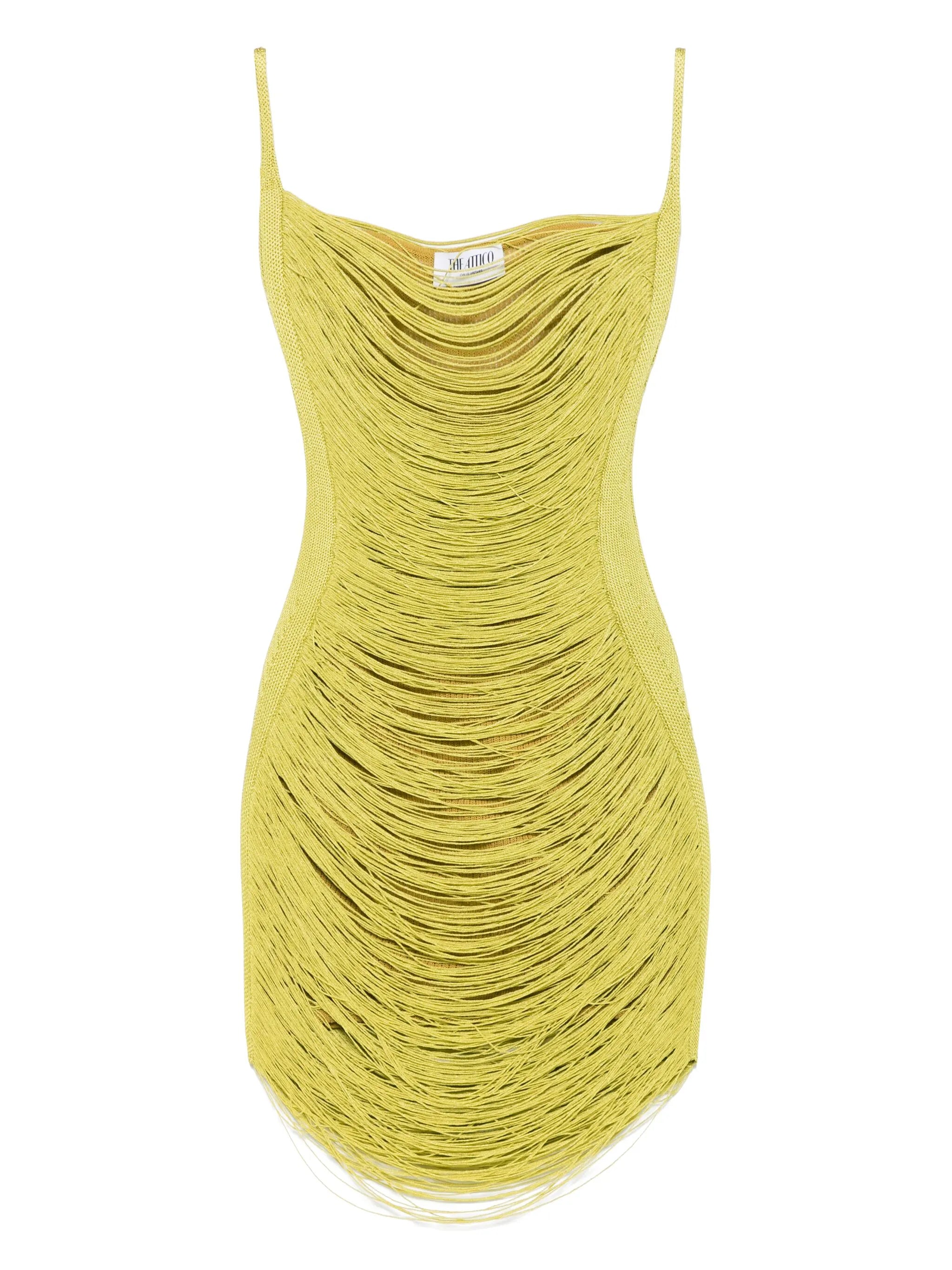 fringed mini dress