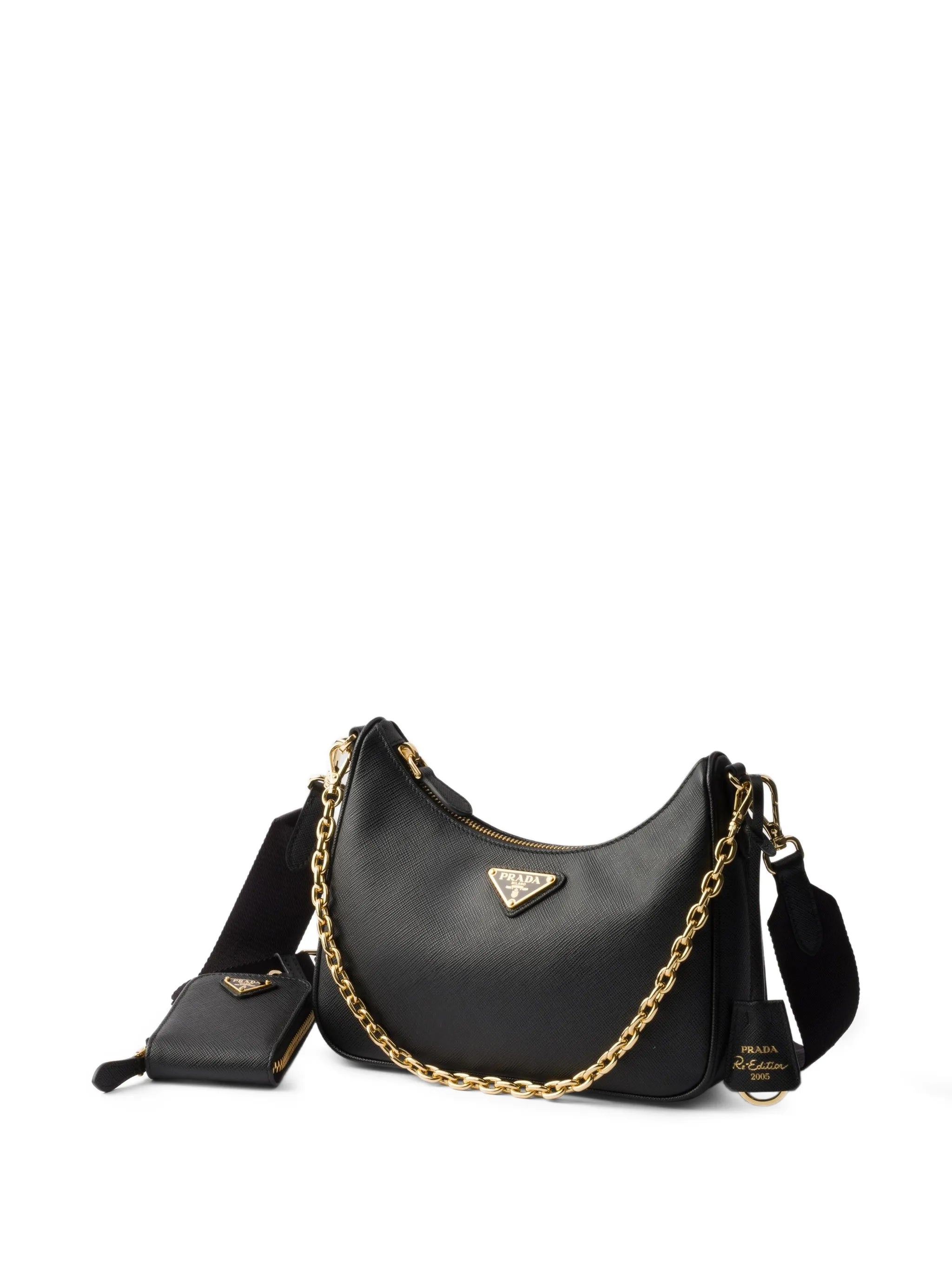 Re-Edition 2005 Saffiano leather shoulder bag