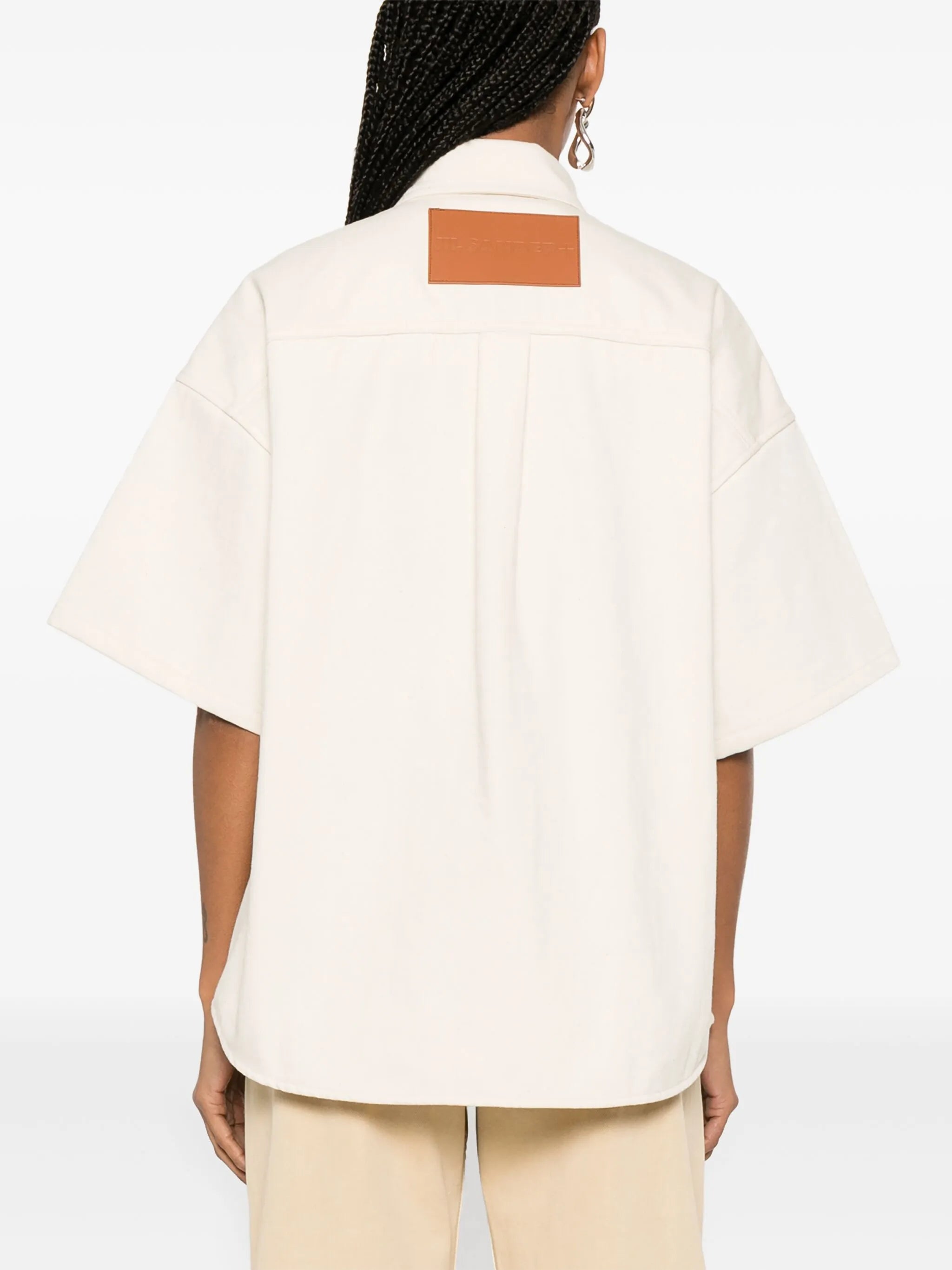 twill-weave shirt
