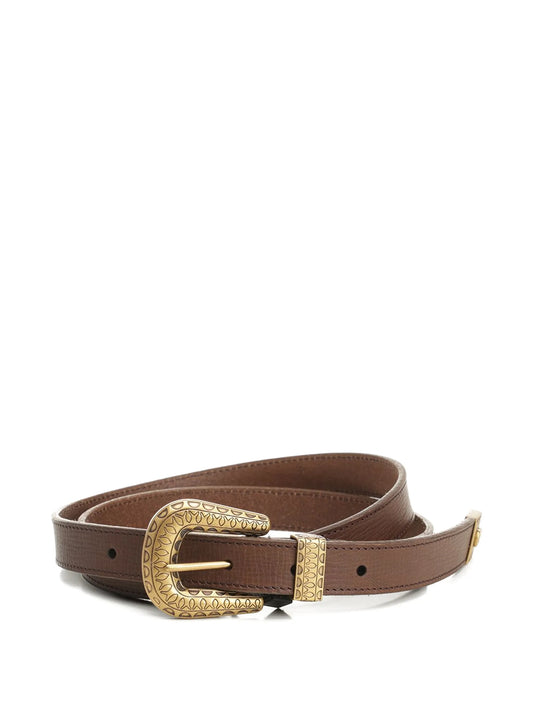 Vlogo signature leather belt