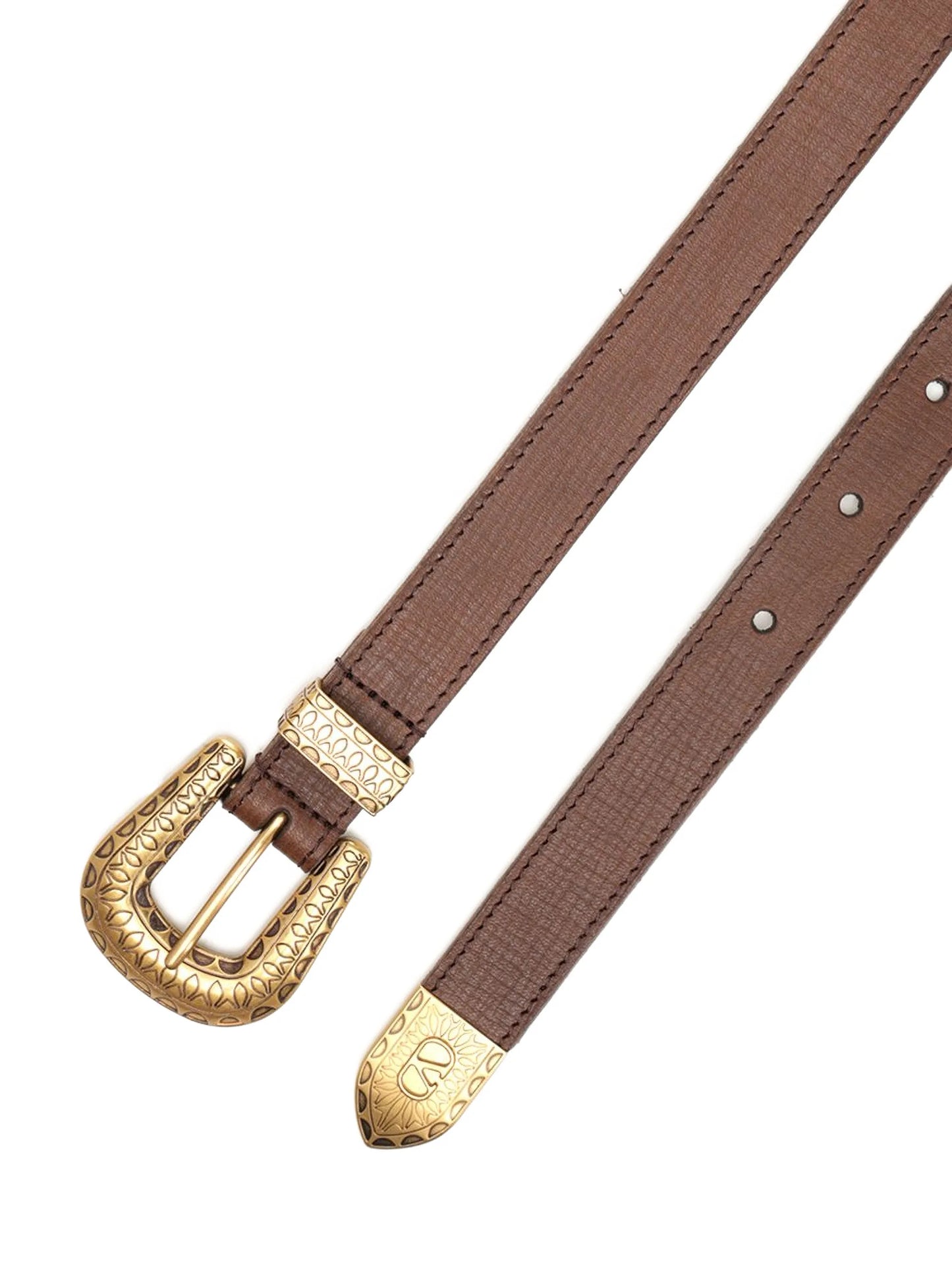 Vlogo signature leather belt