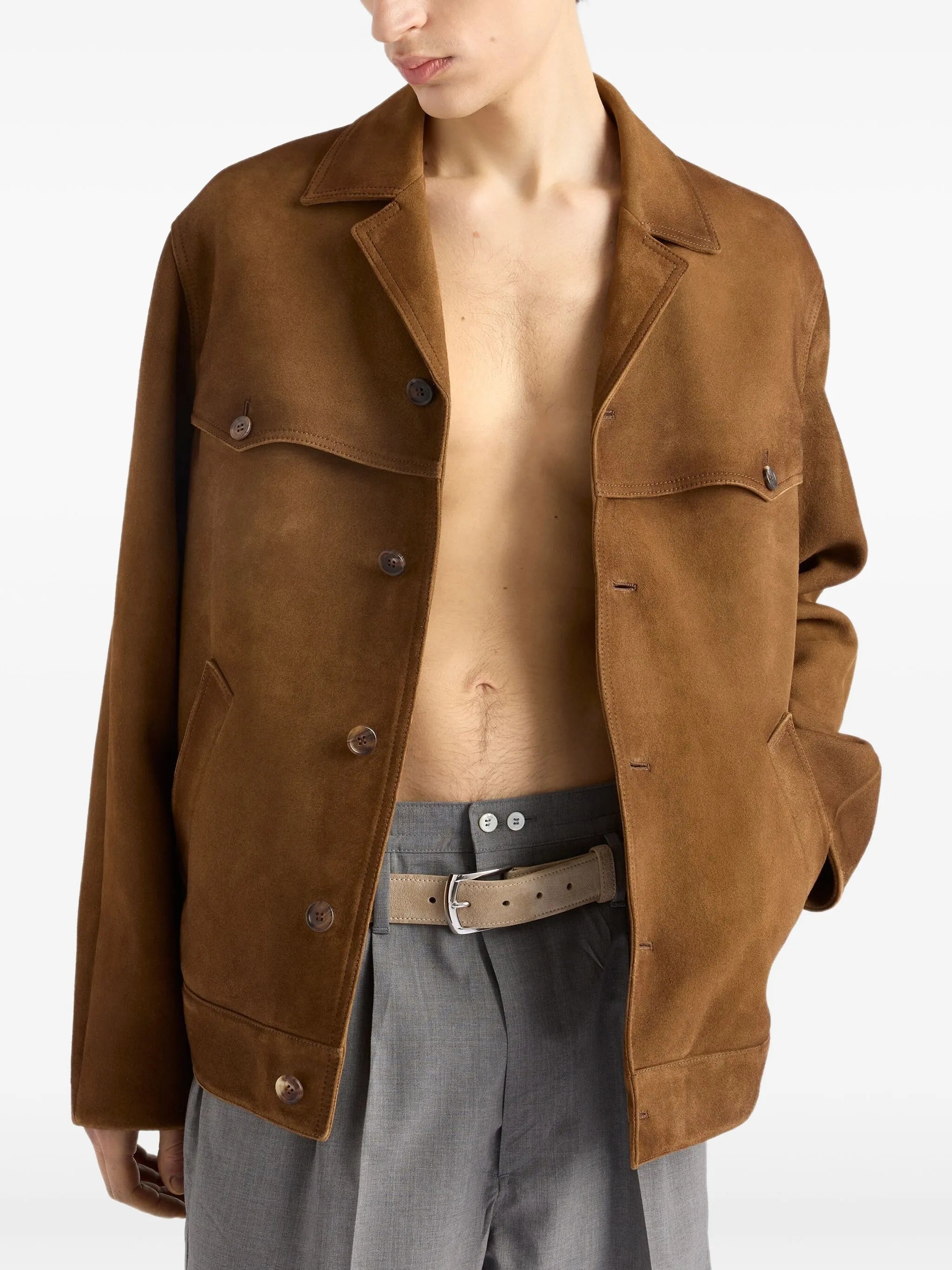suede blazer