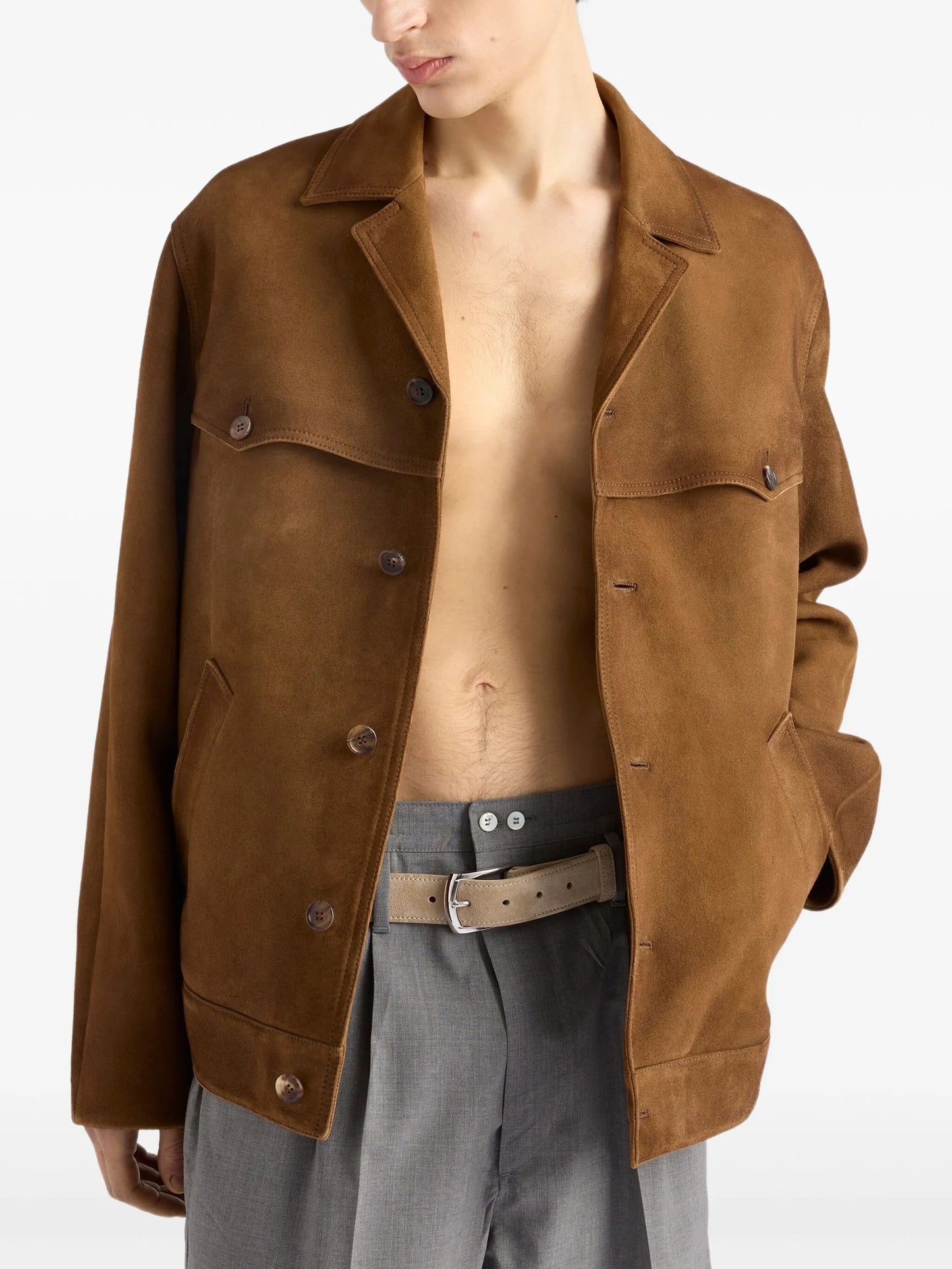 suede blazer