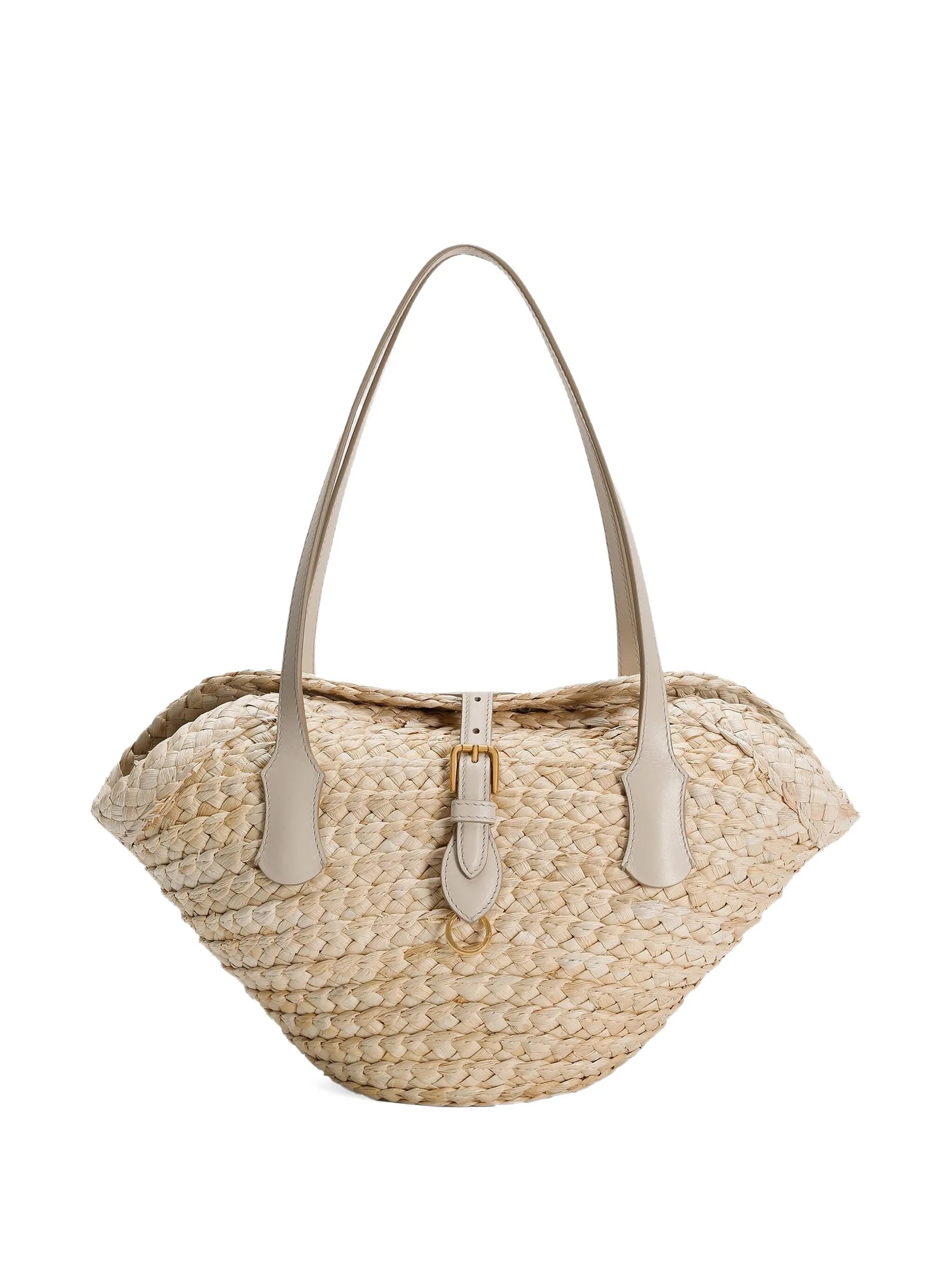raffia tote bag