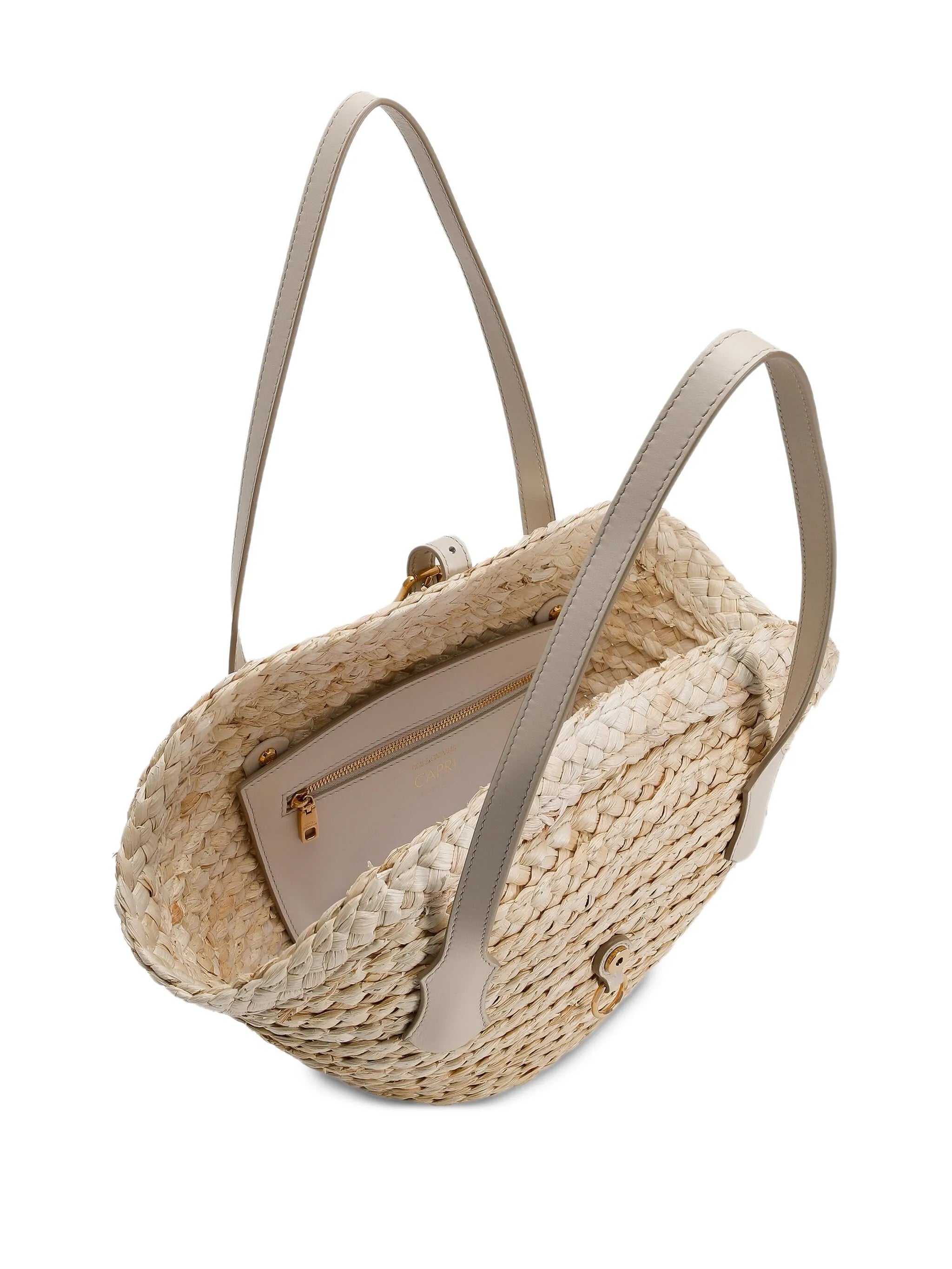 raffia tote bag