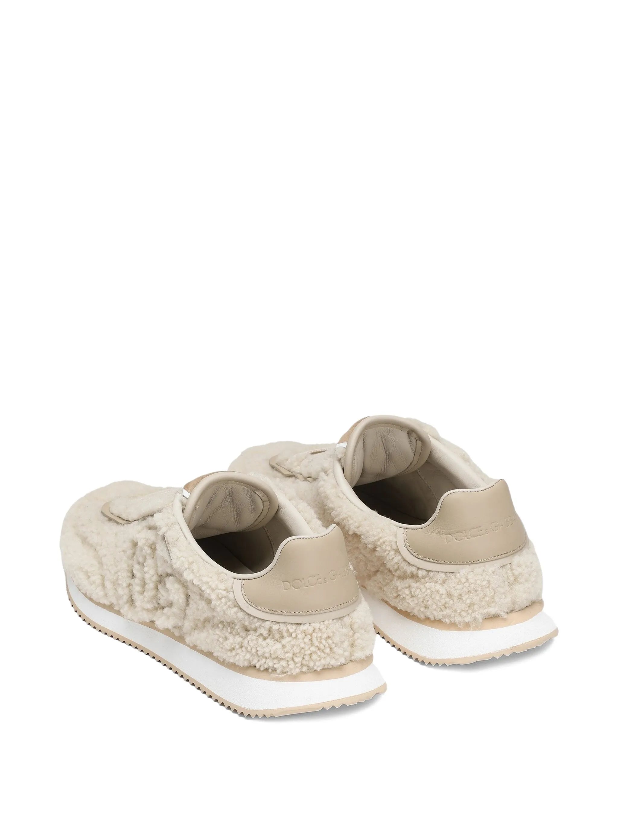 DG shearling sneakers