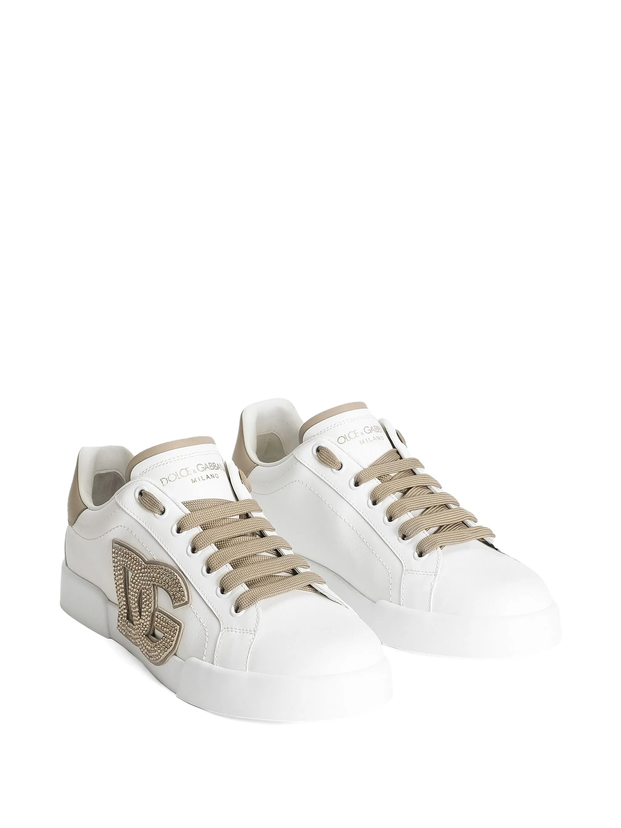 Portofino logo-embellished low-top sneakers