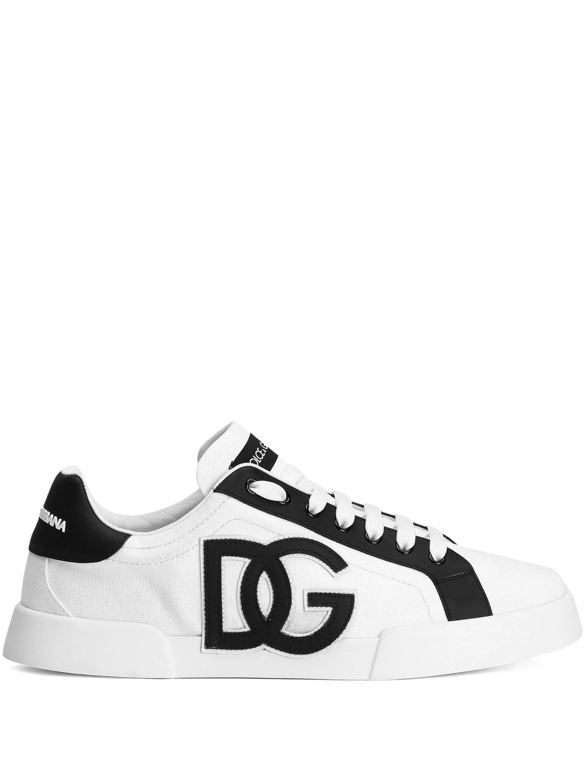 Portofino light strobel sneakers in canvas and calfskin