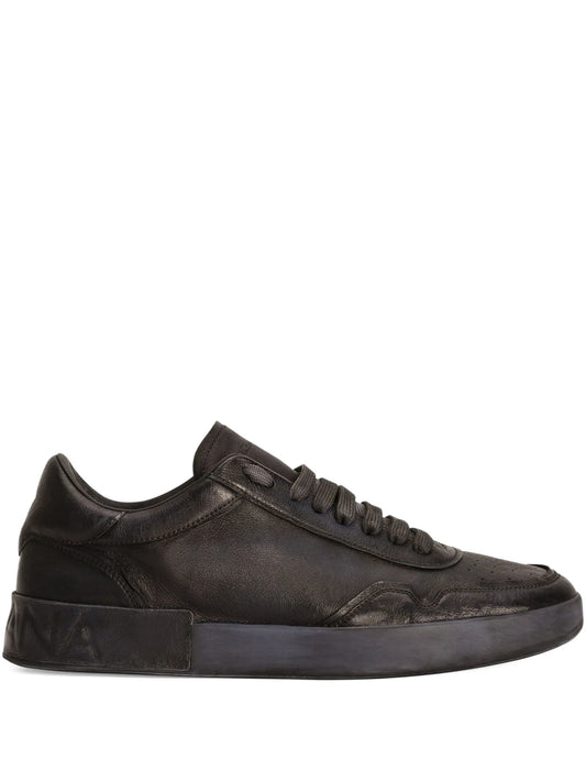 Portofino leather lace-up sneakers