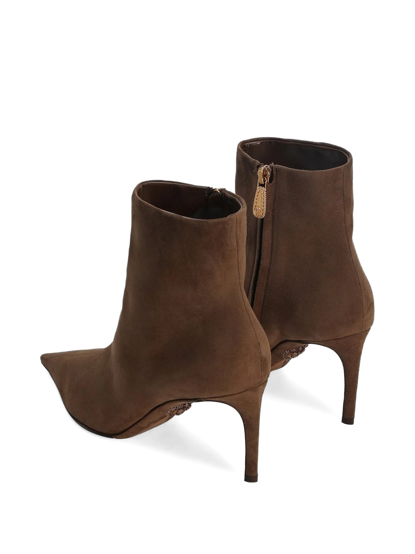 75mm Devotion pointed-toe ankle boots