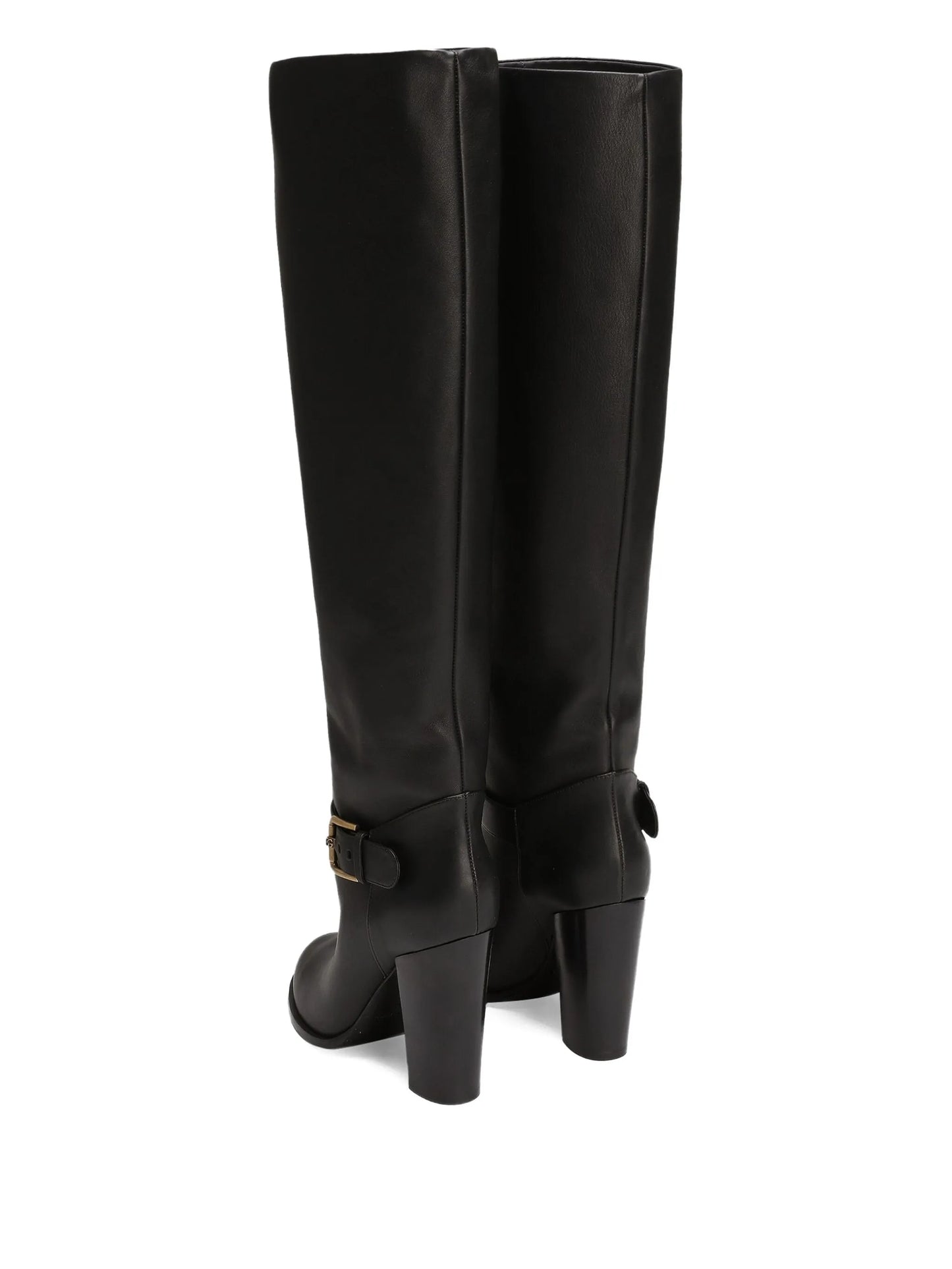 leather knee-high boots