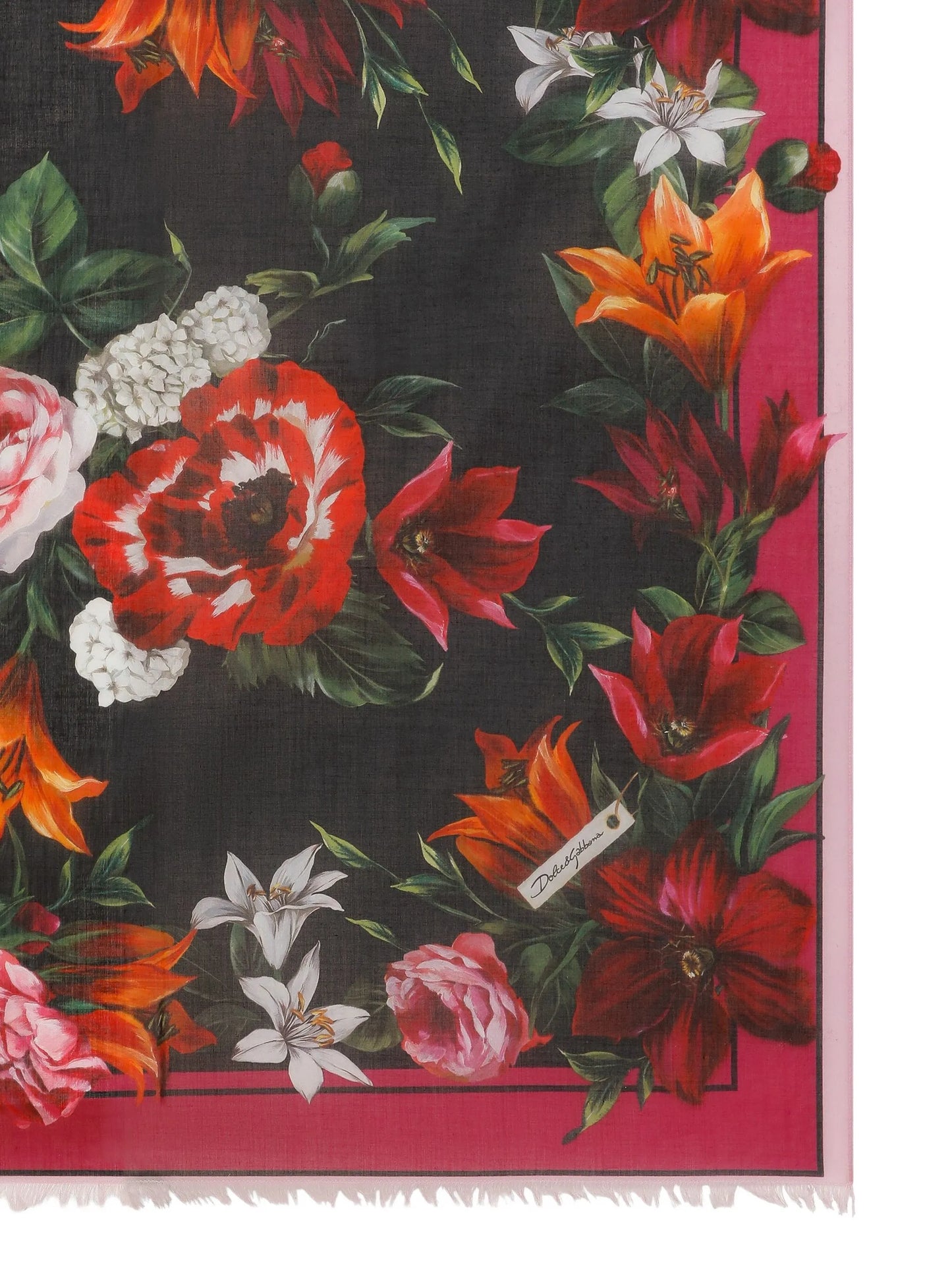 floral-print beach towel