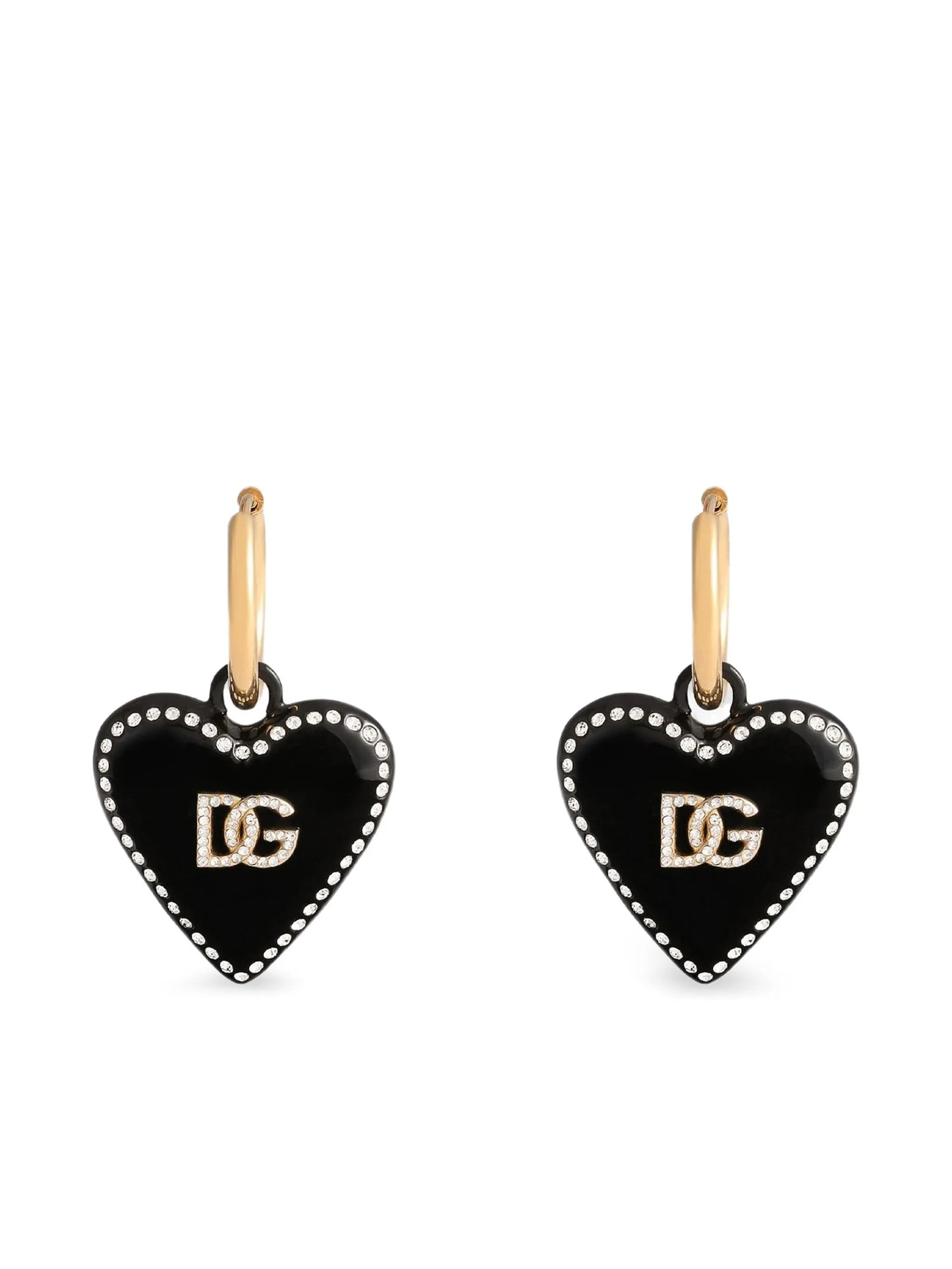 heart drop earrings