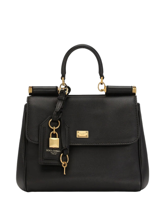 medium Sicily structured leather handbag