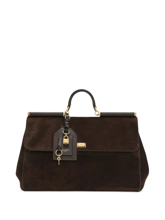 Sicily suede tote bag
