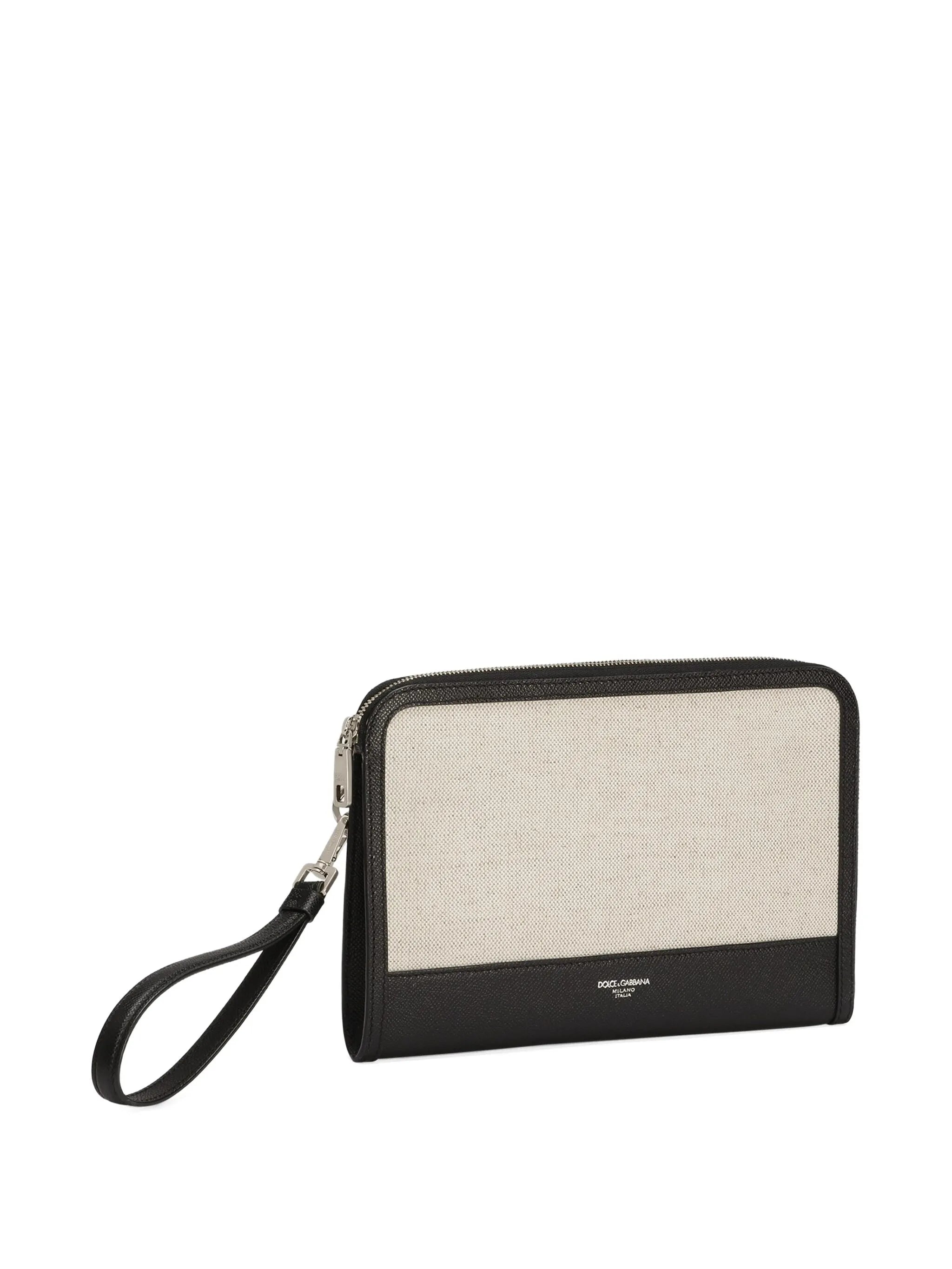 canvas clutch bag