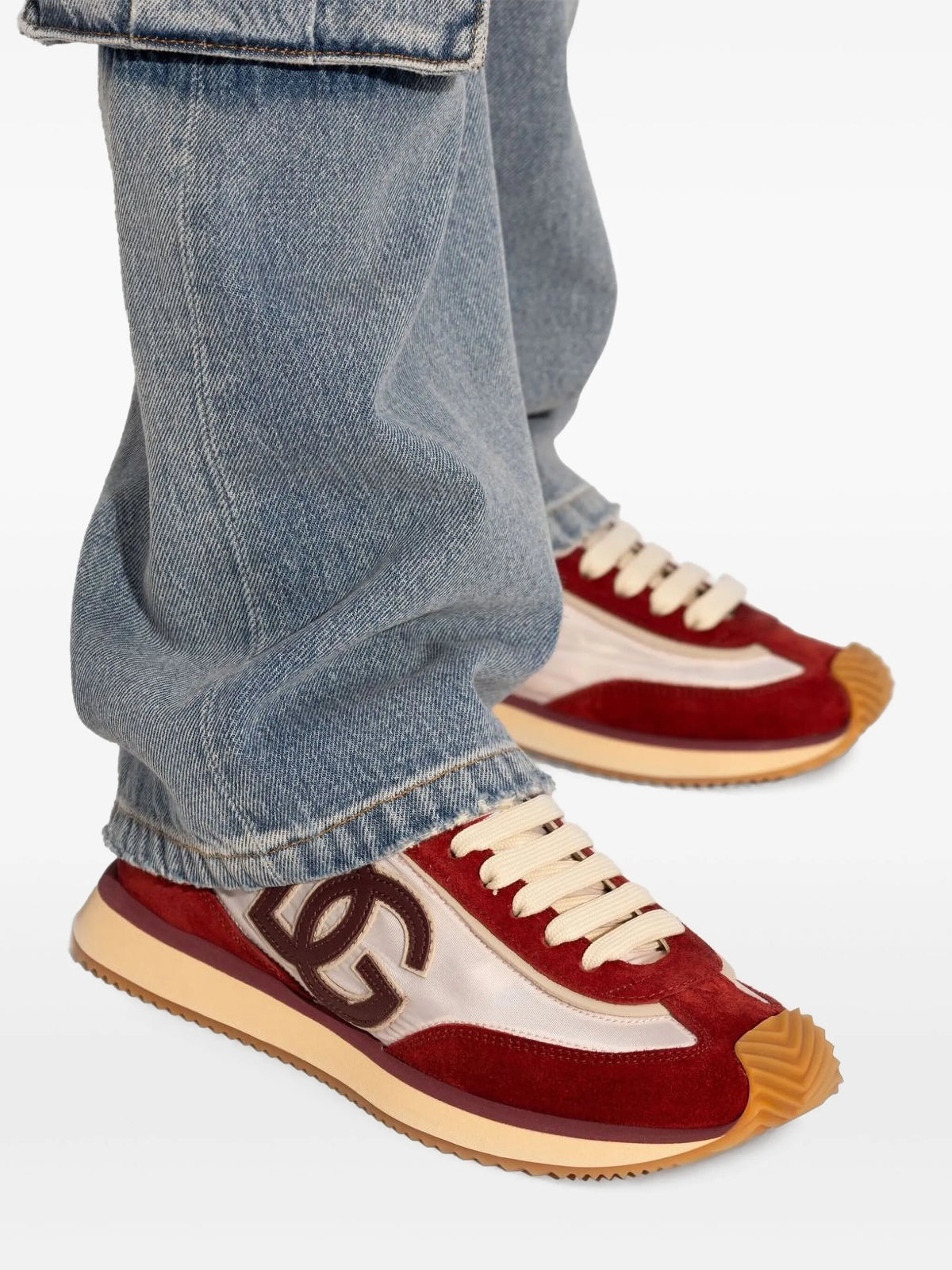 DG logo-patch sneakers