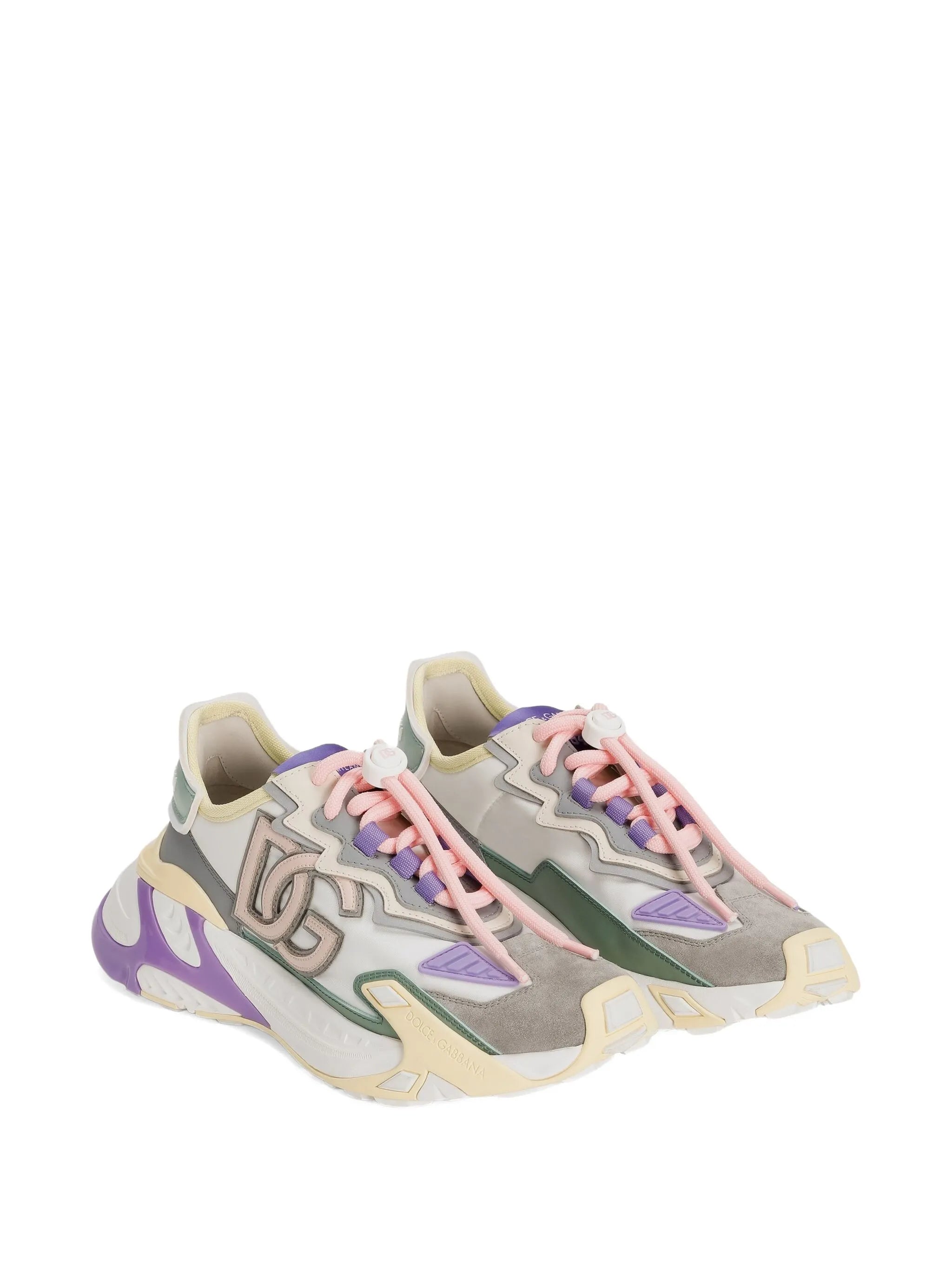 logo-patch chunky sneakers