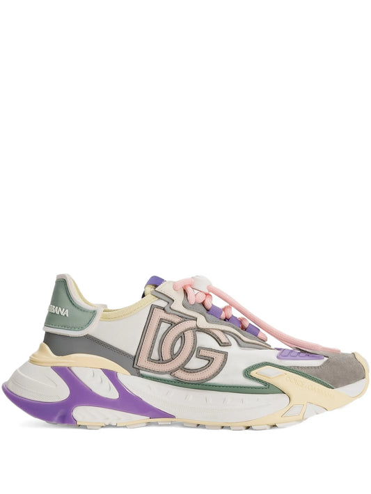 logo-patch chunky sneakers