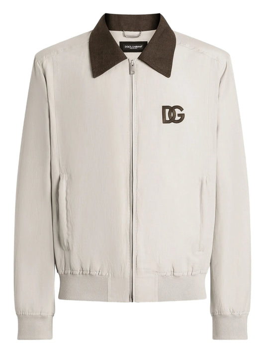 zip-up bomber jacket