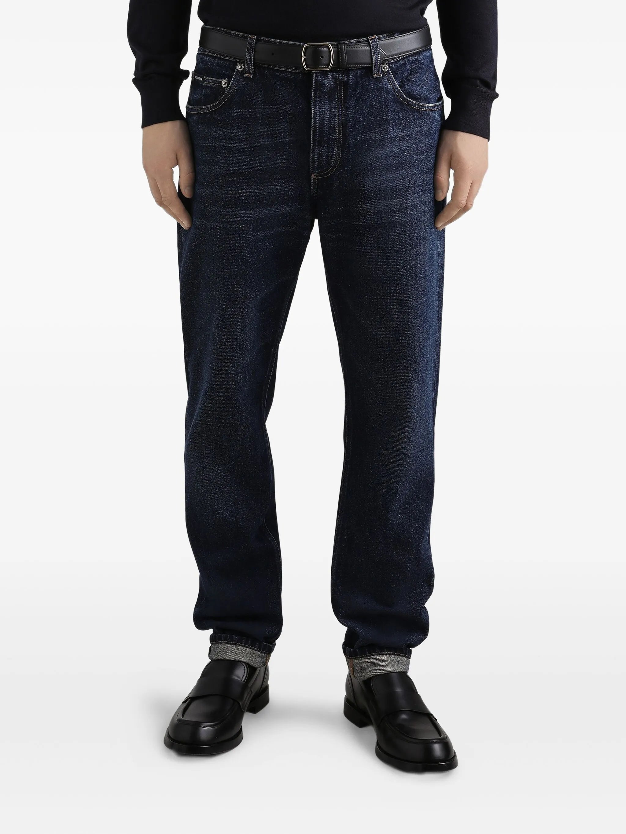 cotton five-pocket jeans