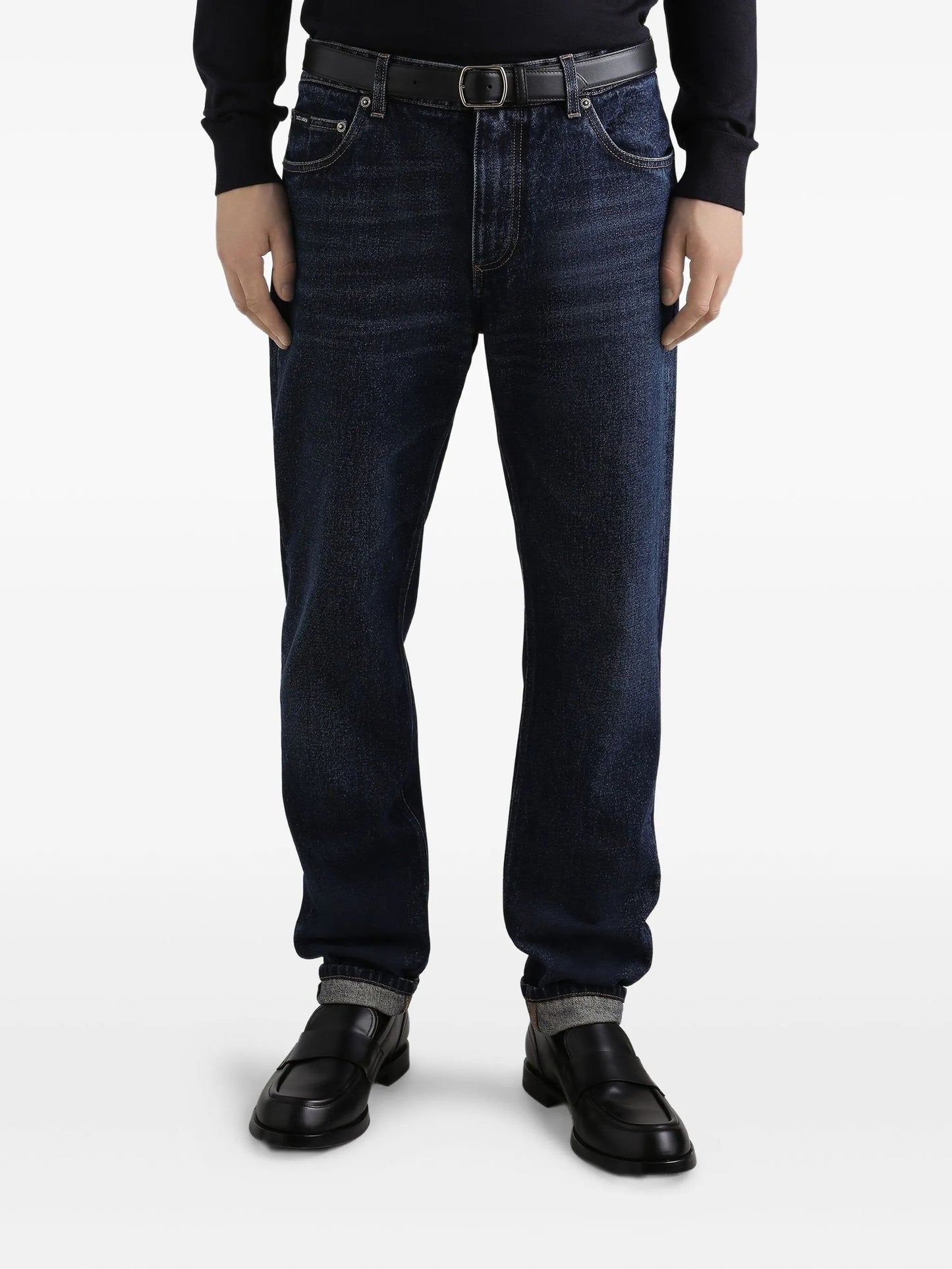 cotton five-pocket jeans
