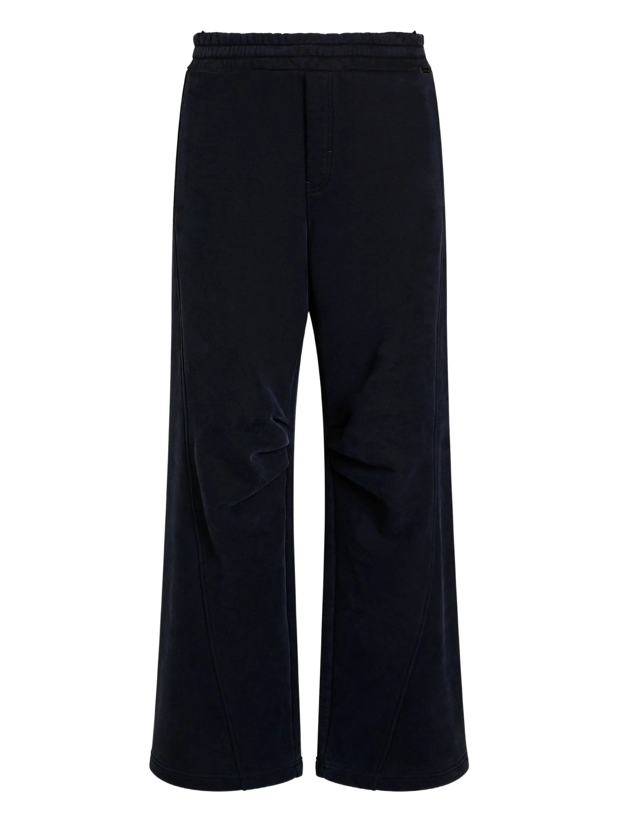 elasticated-waistband panelled track pants