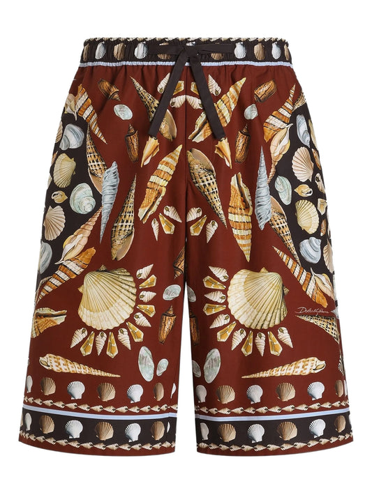 cotton-poplin shorts