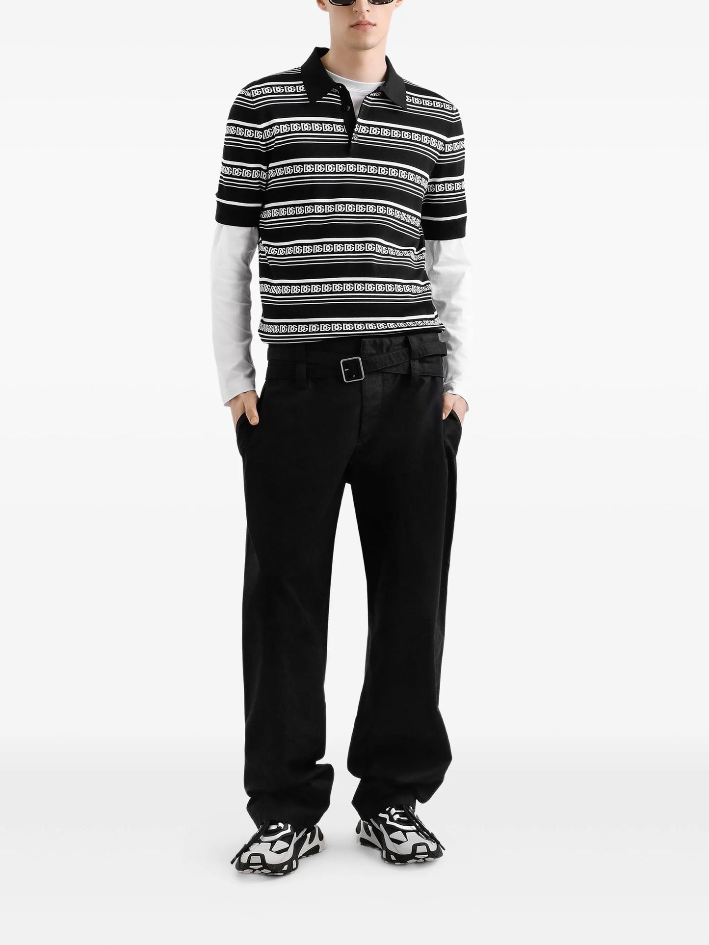 silk polo shirt