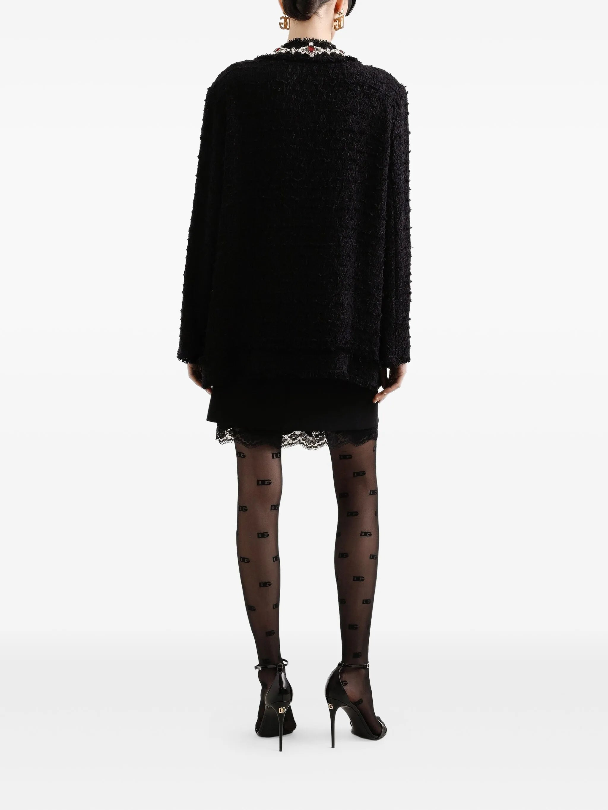 DNA wool mini skirt