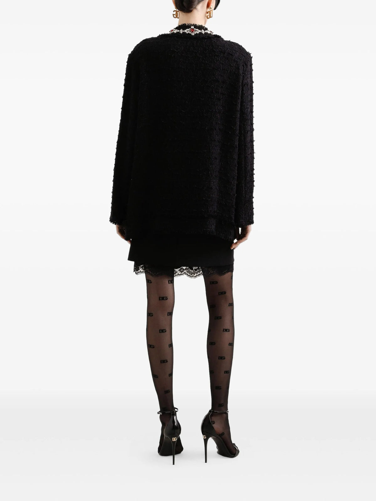 DNA wool mini skirt