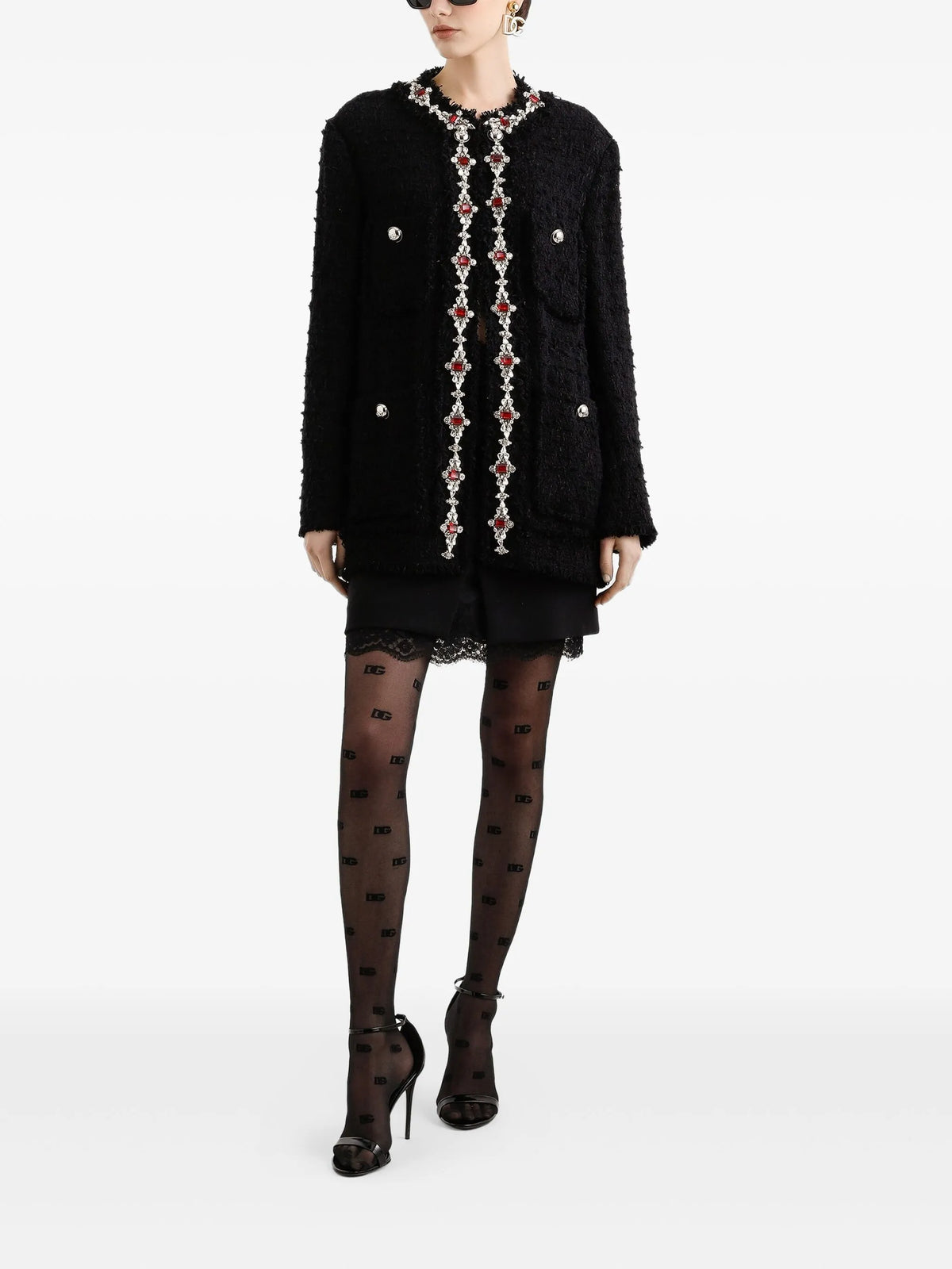 DNA wool mini skirt