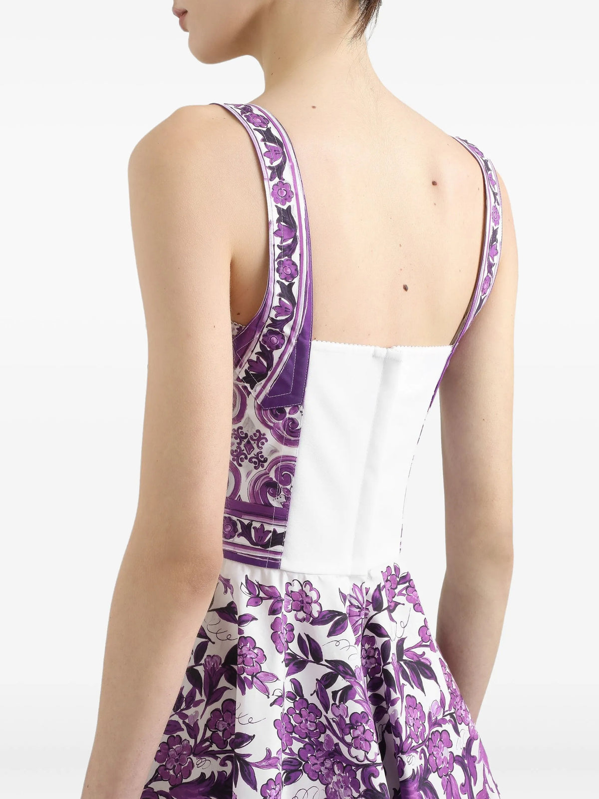 mini Majolica-print dress