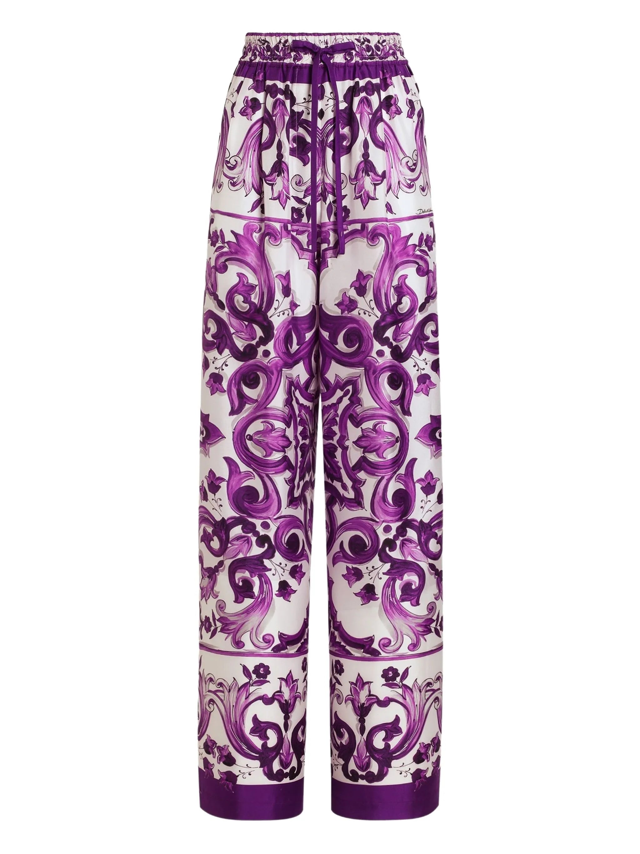 silk trousers