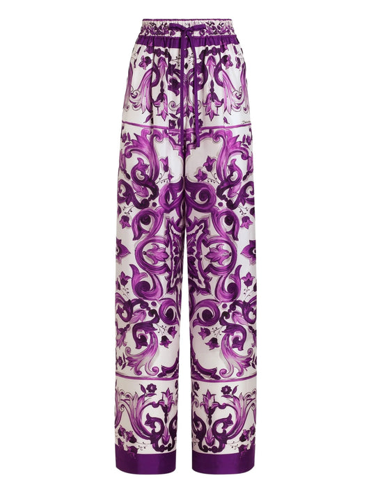 silk trousers