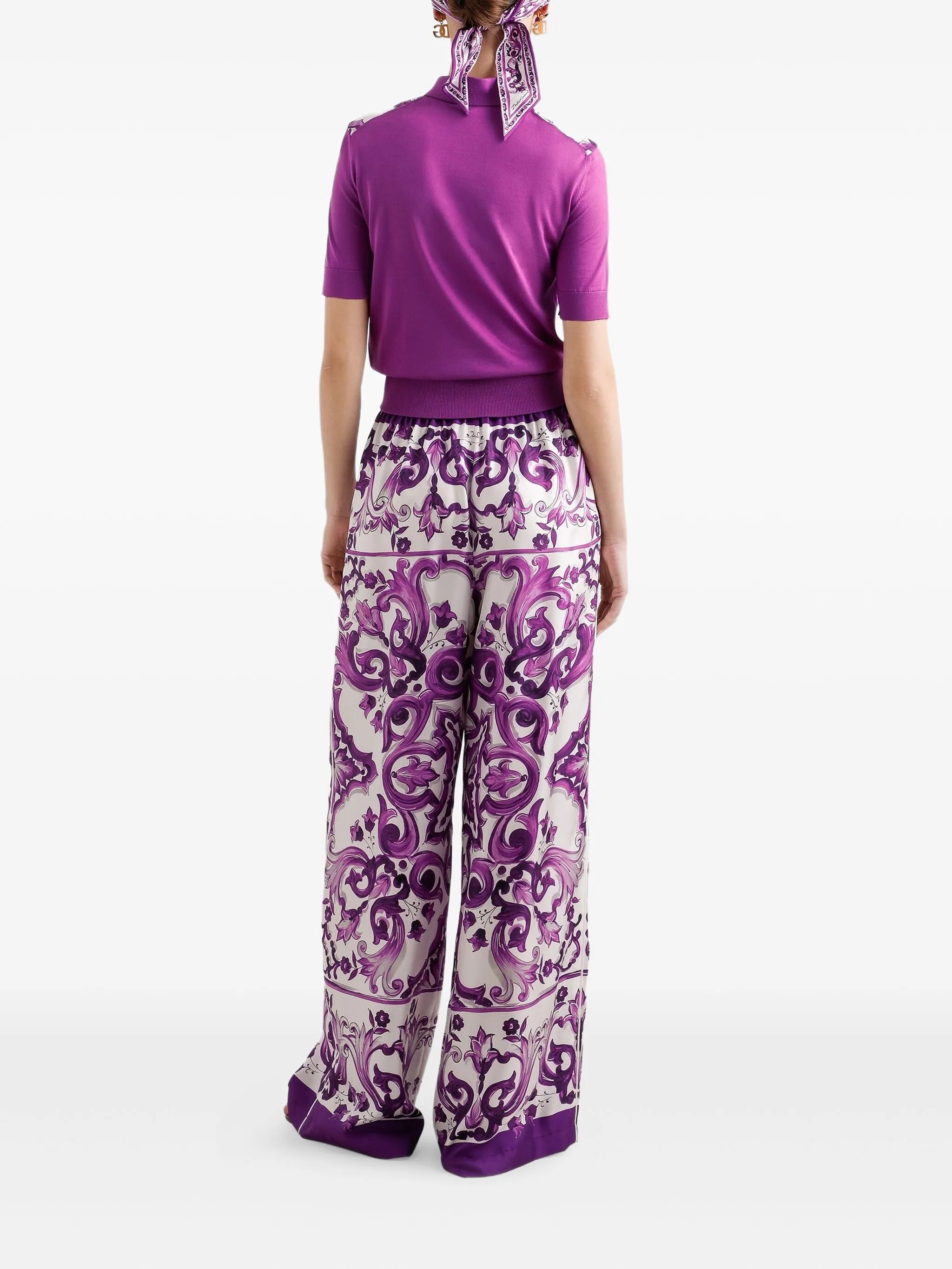 silk trousers