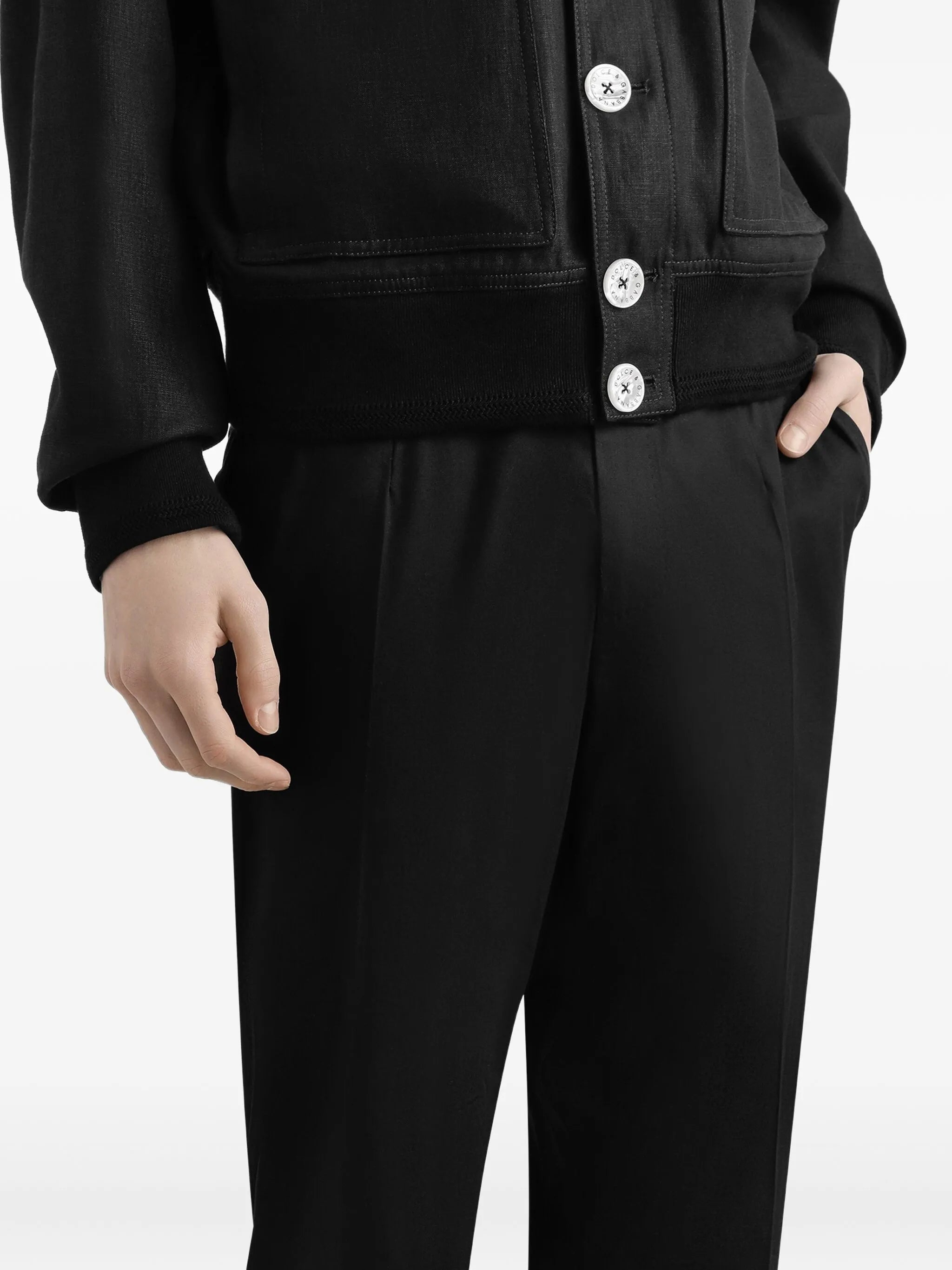 gabardine trousers