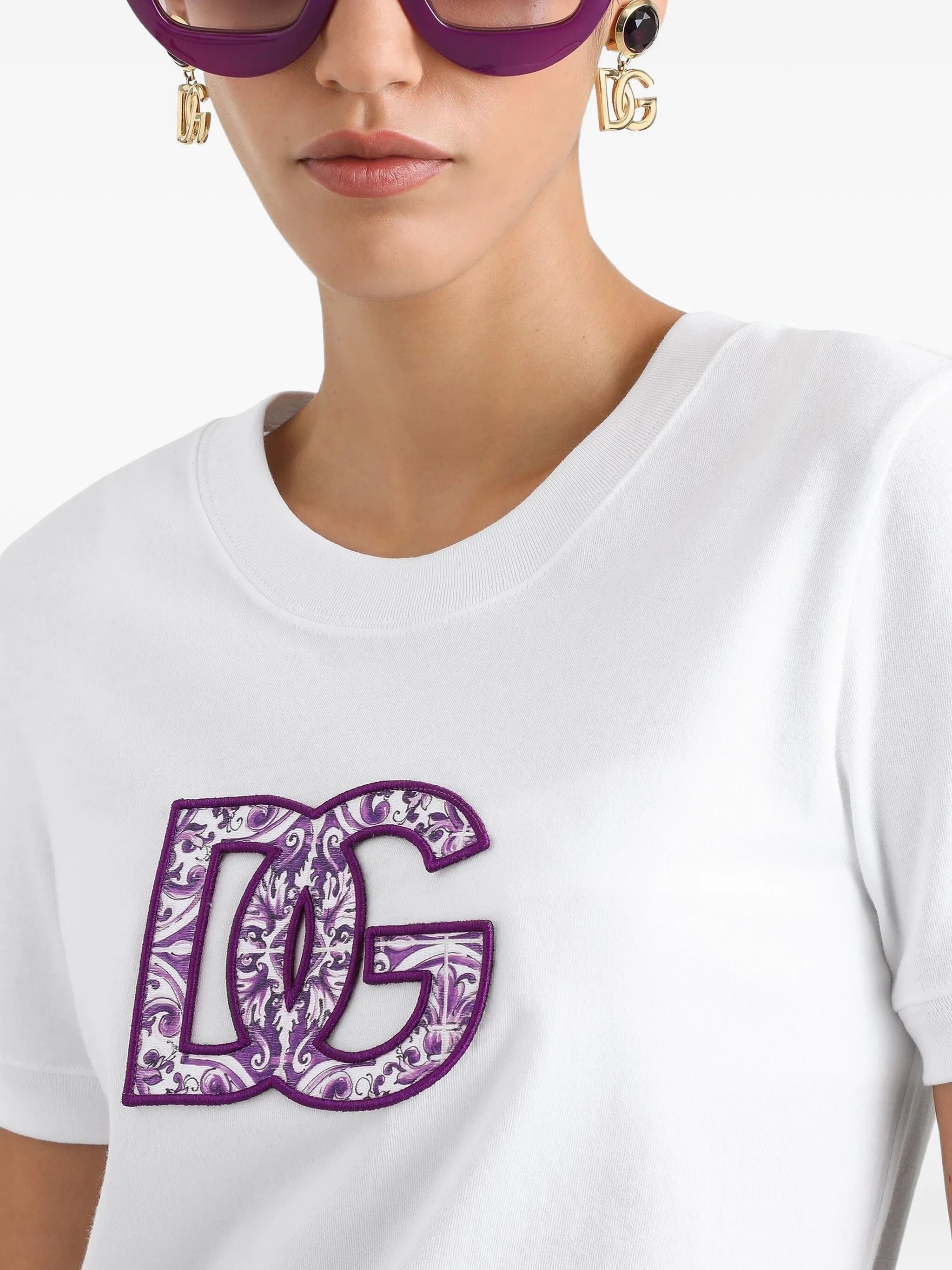 logo-appliqué cotton t-shirt