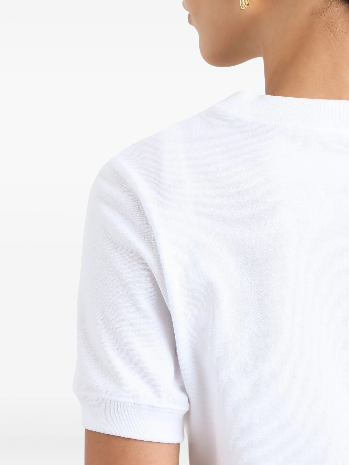 logo-appliqué cotton t-shirt