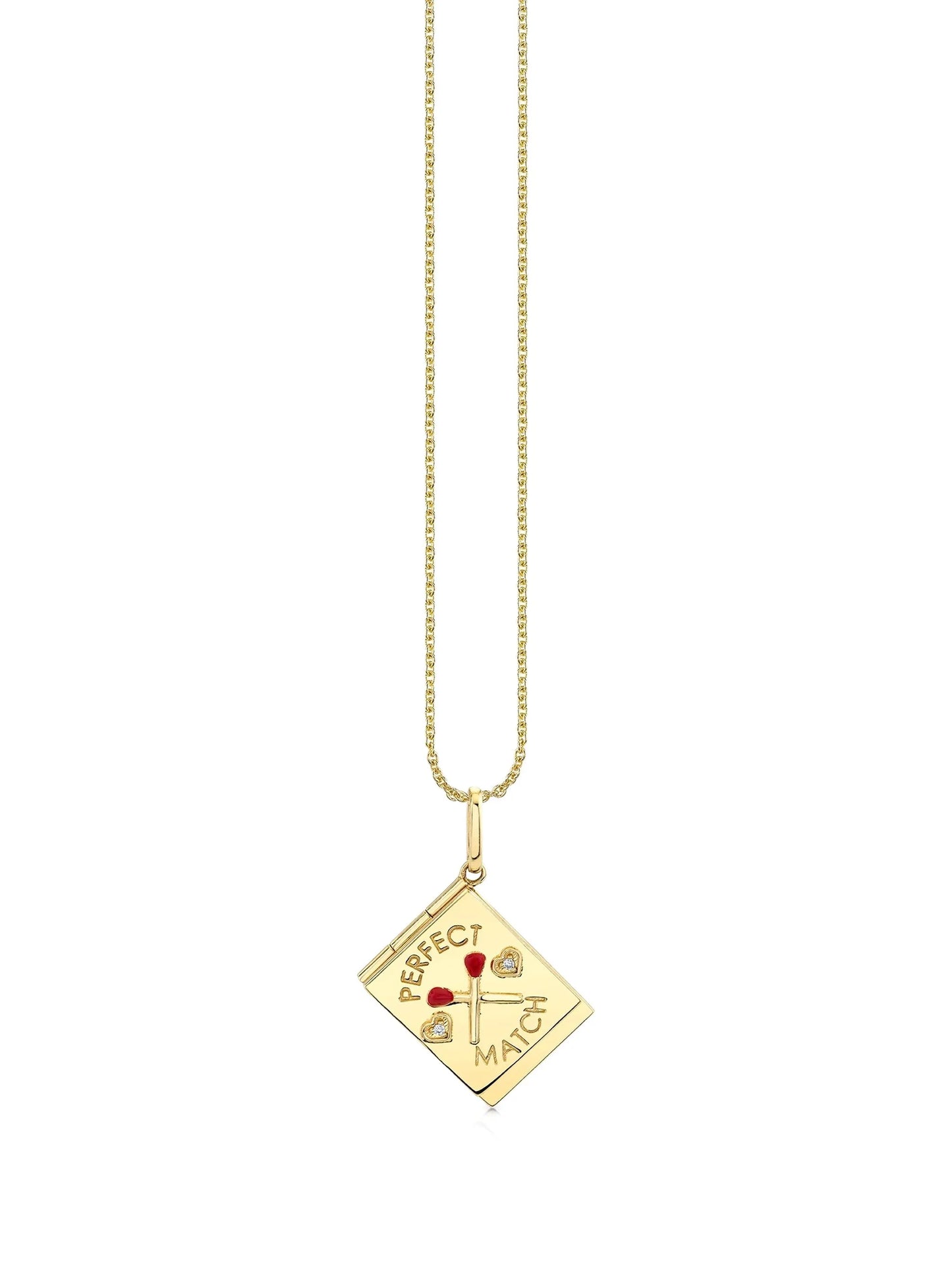 14CT yellow gold Perfect Match Locket diamond necklace