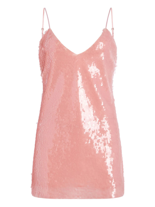 sequin slip dress