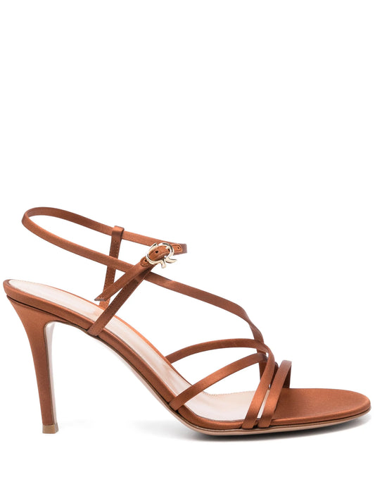 90mm satin sandals