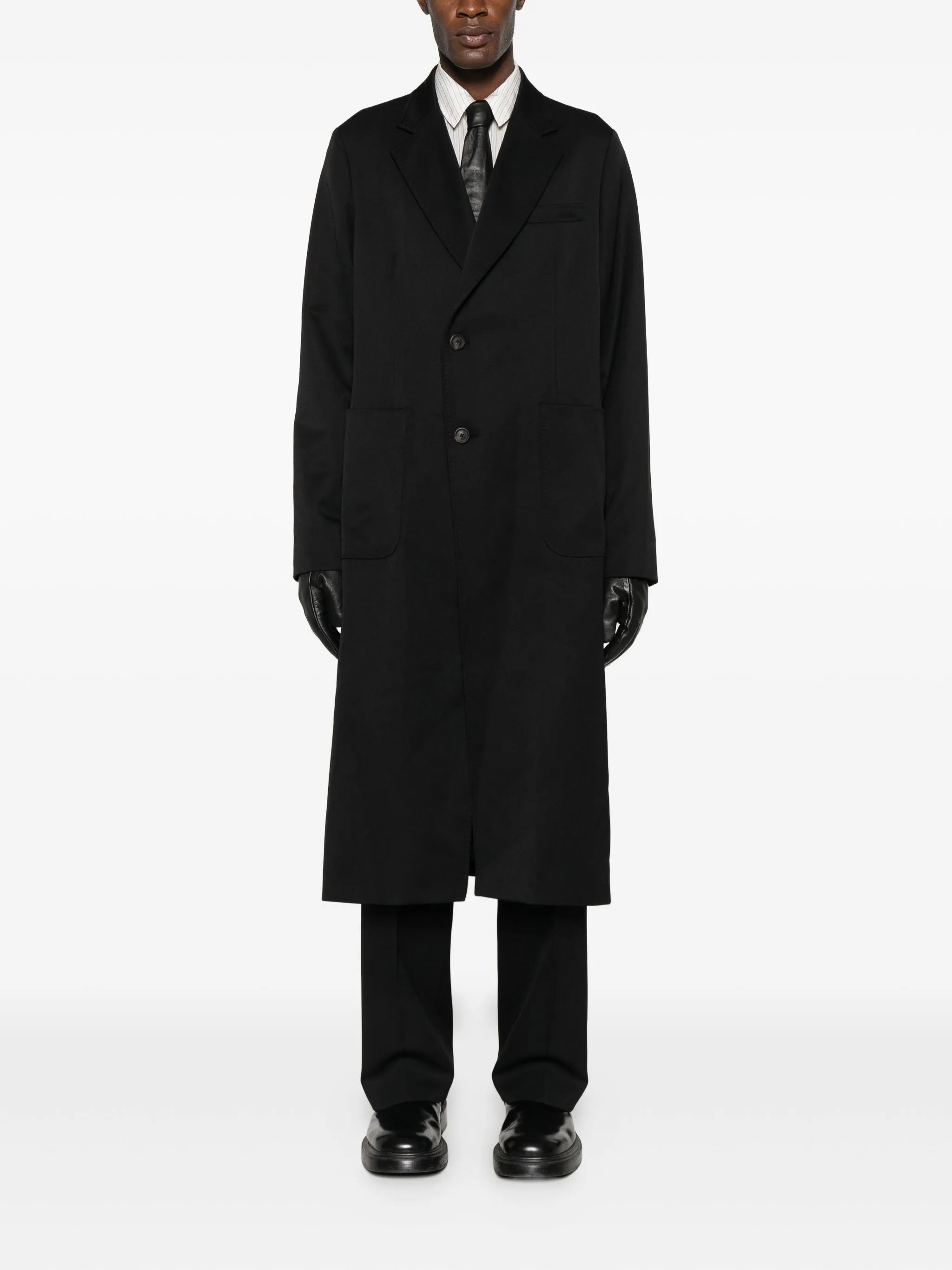 single-breasted coat