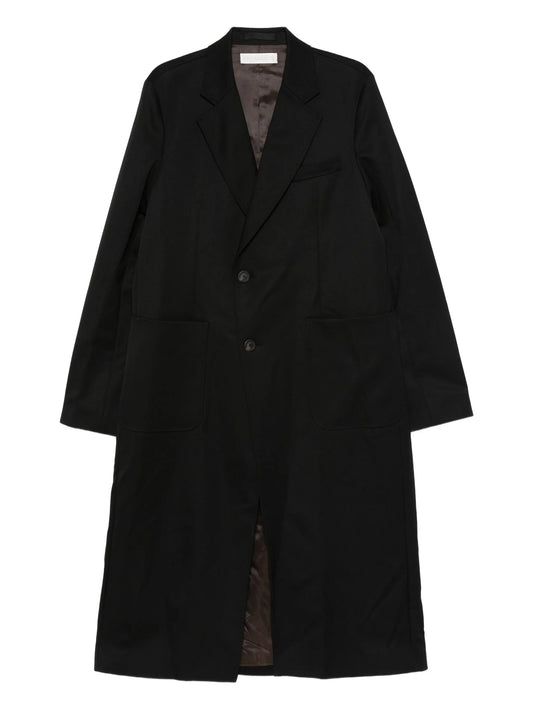 single-breasted coat