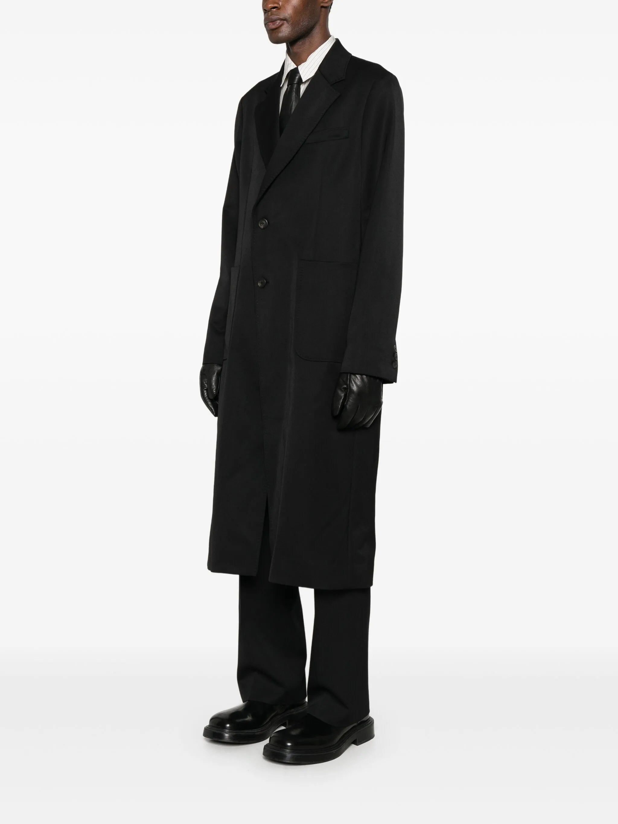 single-breasted coat