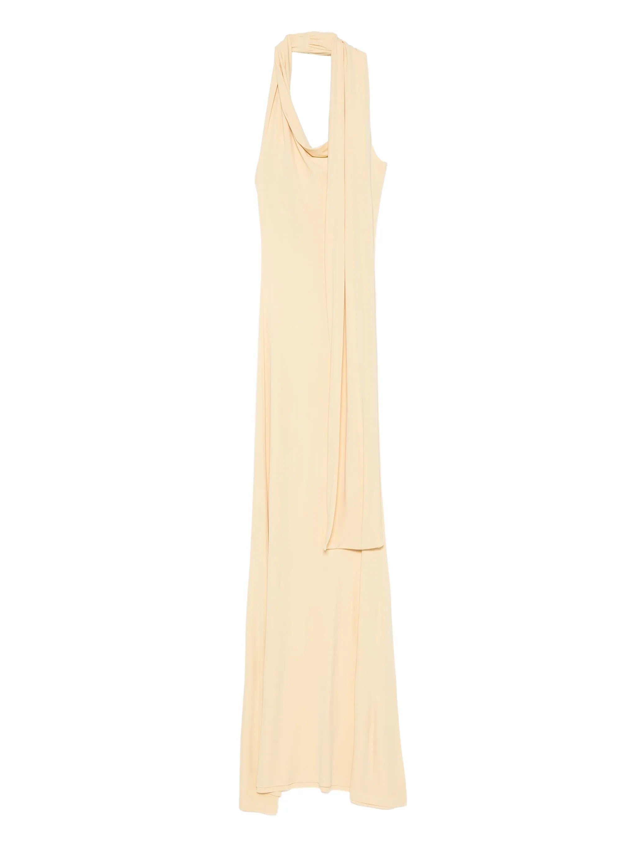 Wisp halterneck draped maxi dress