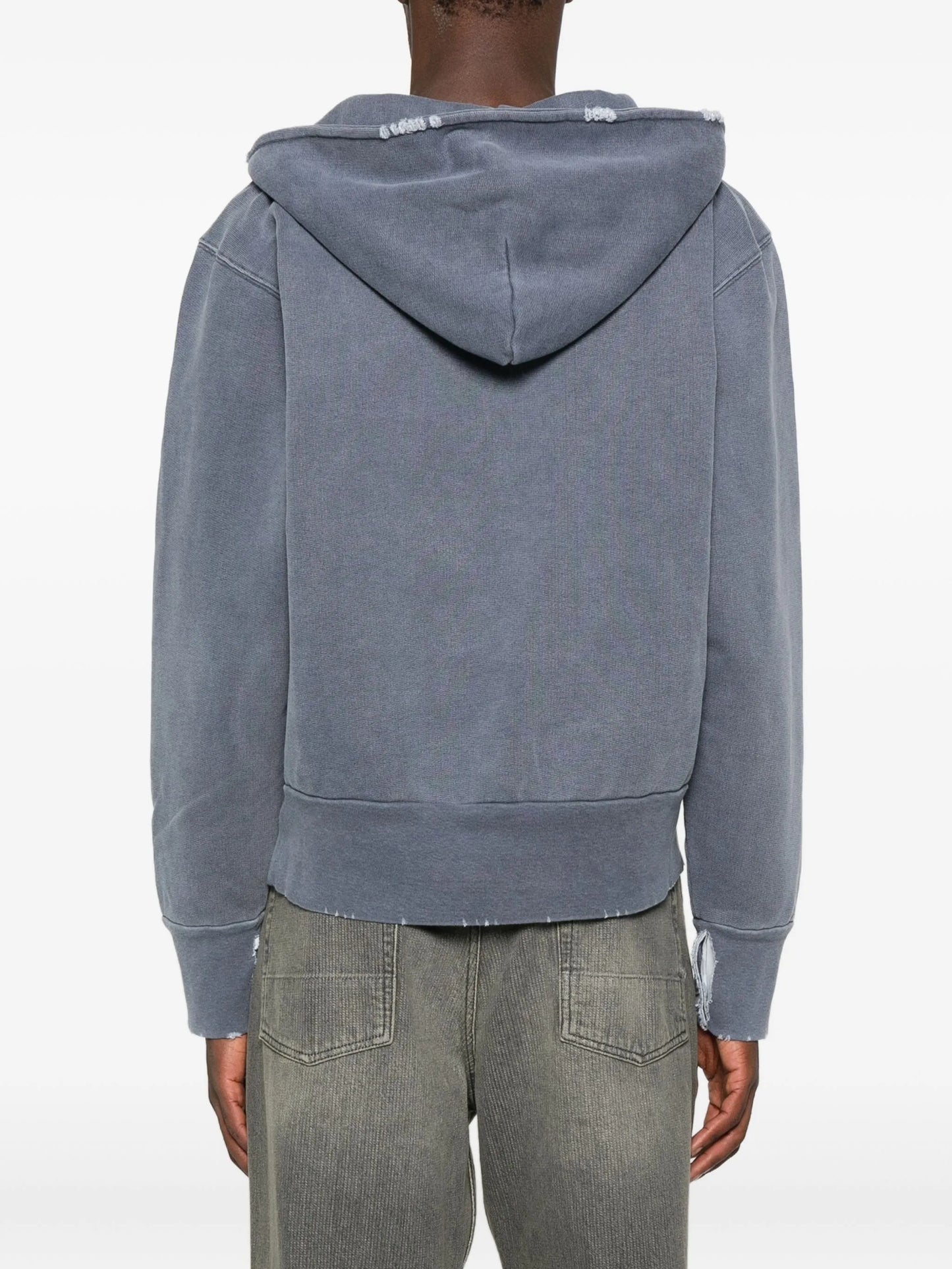 distressed hoodie