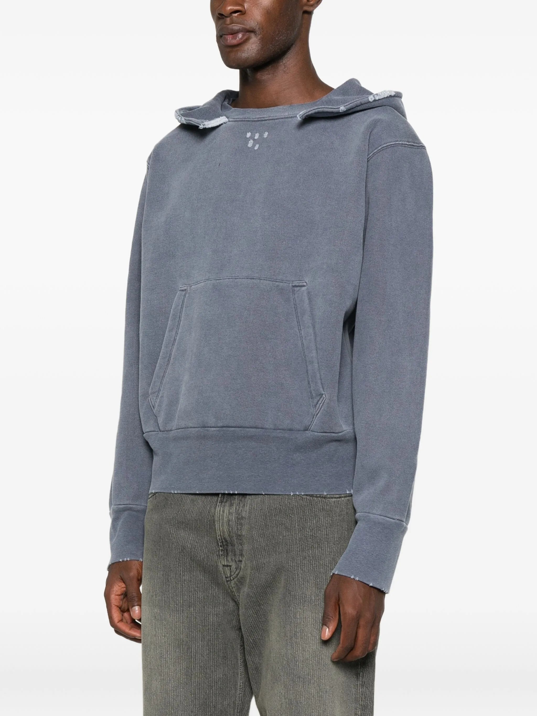 distressed hoodie
